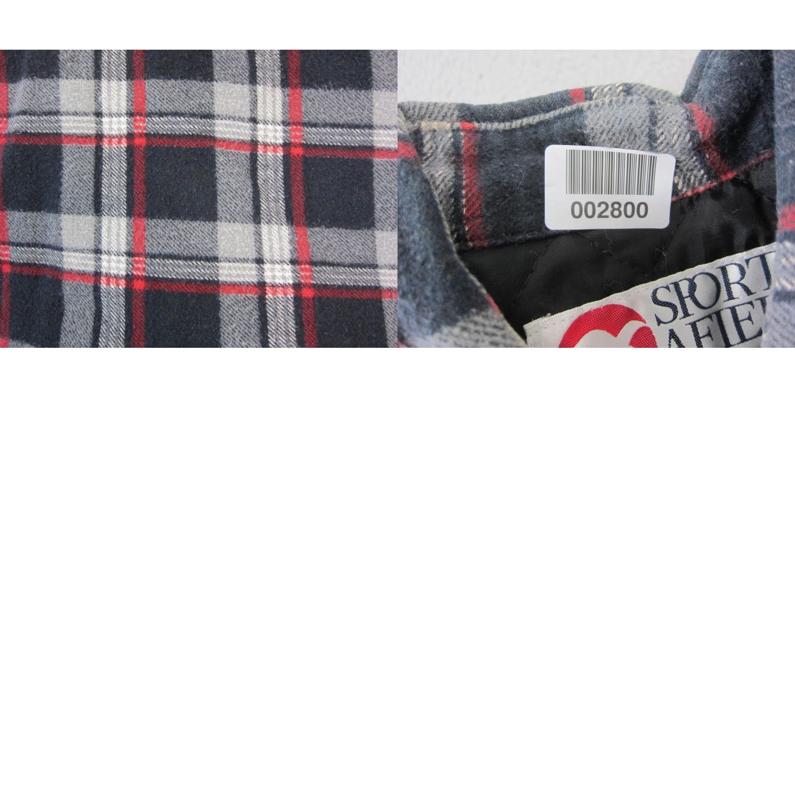 Wrangler VINTAGE Wrangler Shirt Mens L Black Plaid Quilted Lined Flannel Button-Up Top Size US L / EU 52-54 / 3 - 9 Thumbnail