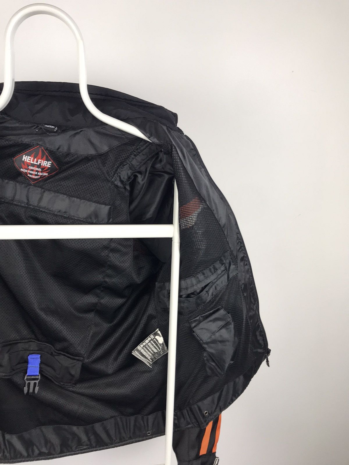 Vintage Vintage Hellfire Big Logo Racing Moto Biker Nylon Jacket Size US M / EU 48-50 / 2 - 9 Thumbnail