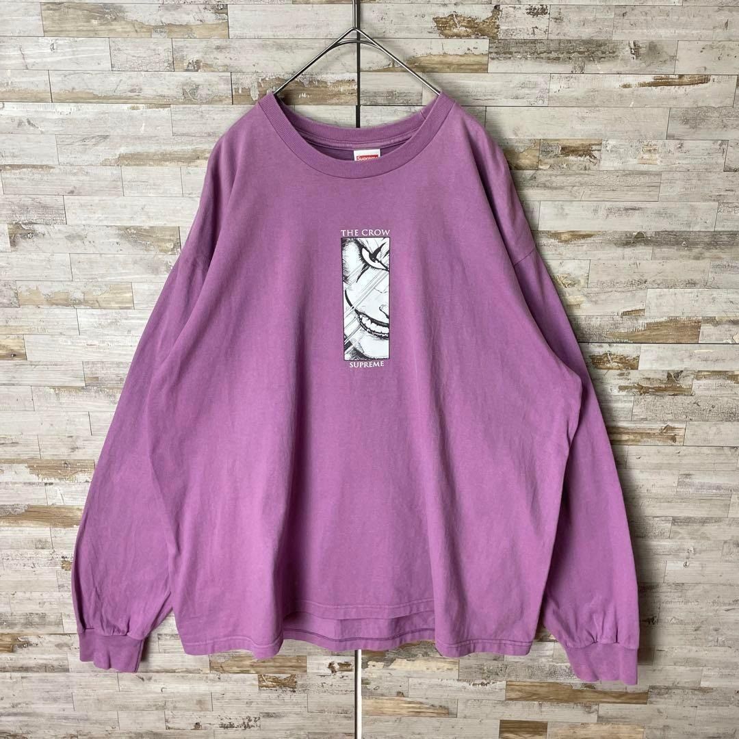 Supreme x The Crow 1809U Long Sleeve Shirt Purple Size XL Menswear