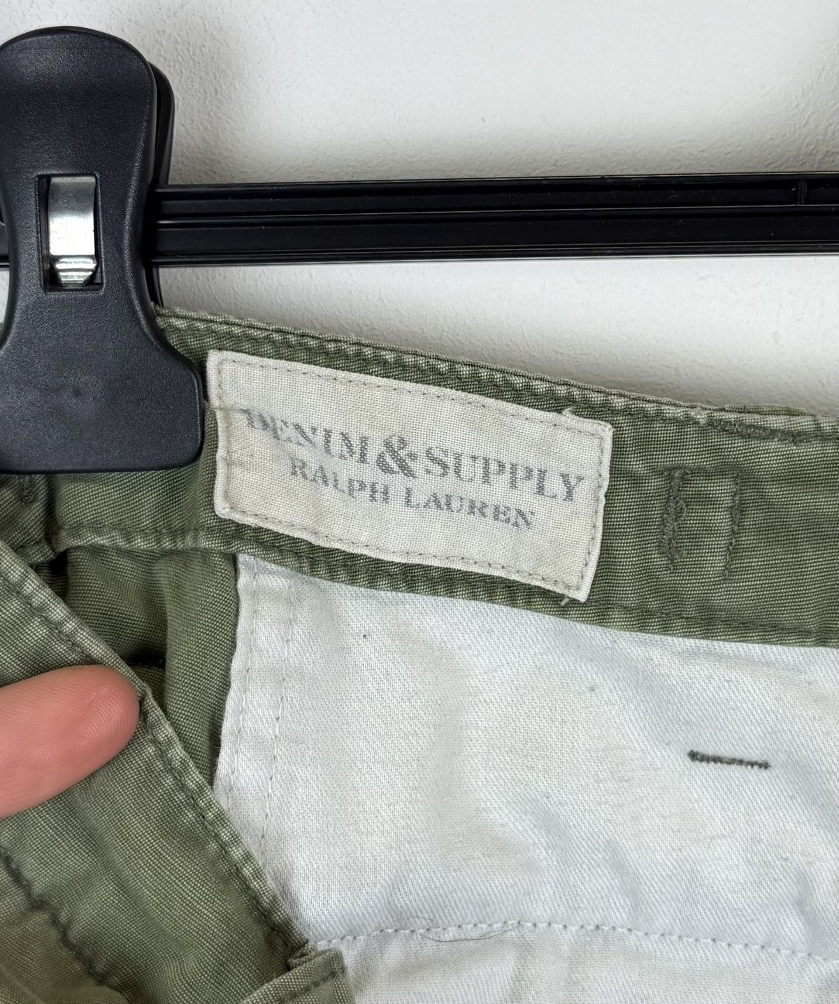 Denim & Supply Ralph Lauren Denim & Supply Ralph Lauren Cargo Pants Khaki Green US Army Size US 33 - 16 Thumbnail