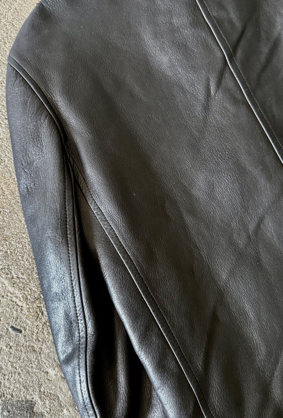Prada Prada - 1999 - Velcro Zippered - Leather Jacket Size XS / US 0-2 / IT 36-38 - 19 Thumbnail