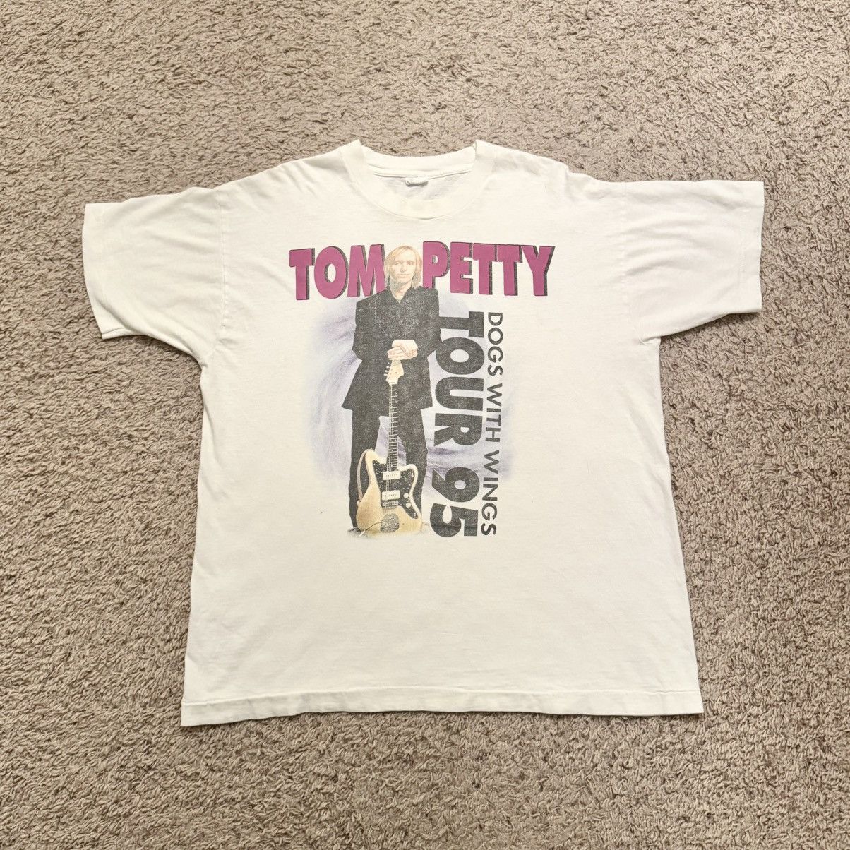 Vintage Vintage 1995 Tom Petty Dogs With Wings Tour Tee XL Size US XL / EU 56 / 4 - 2 Thumbnail