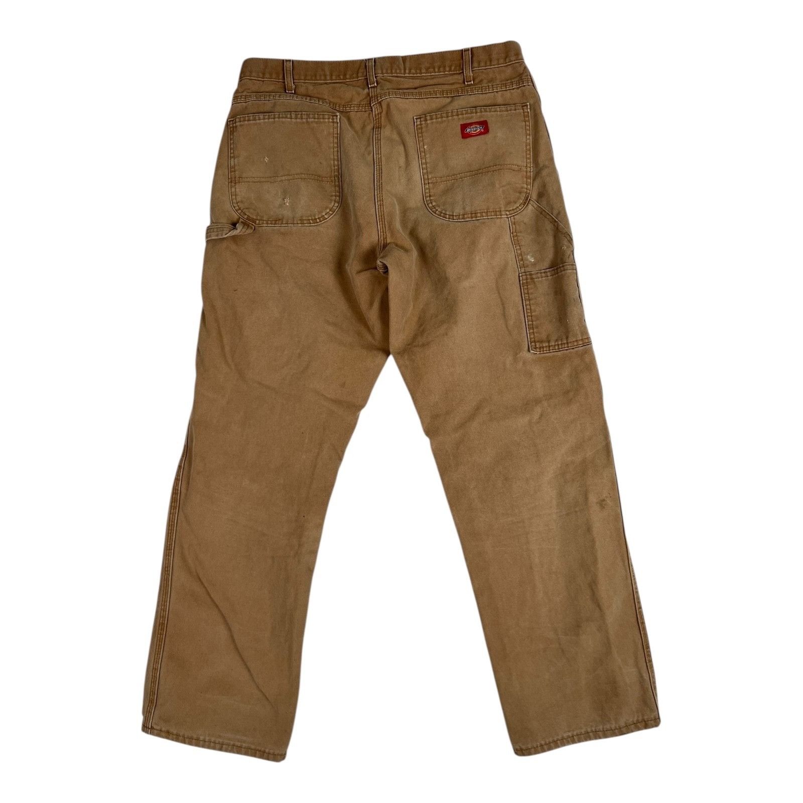 Dickies Dickies Carpenter Canvas Pants Workwear Utility Brown Size 3 Size US 34 / EU 50 - 1 Thumbnail