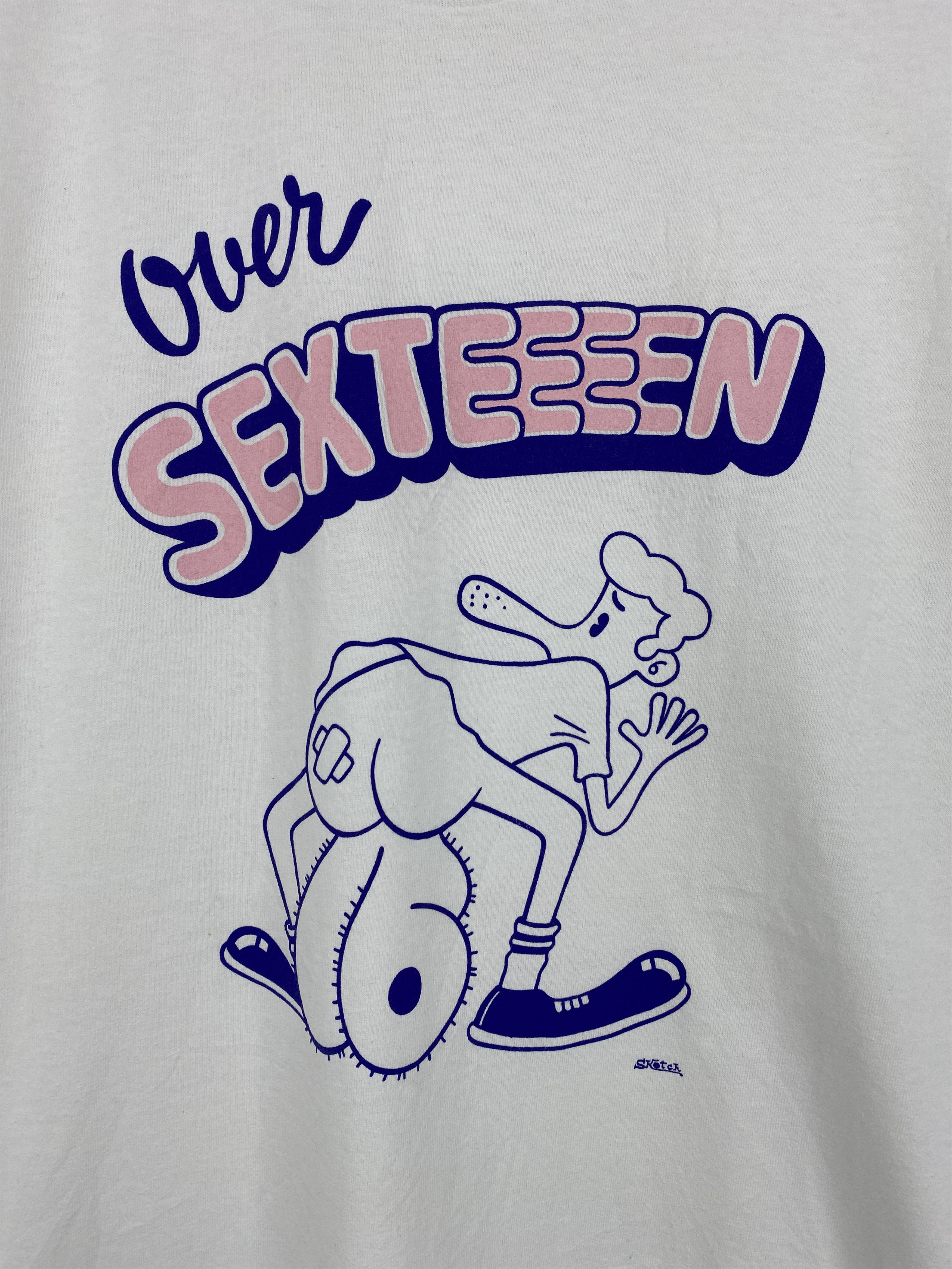 Vintage Vintage Over Sexteen Animated Printed Tee TA0605 Size US L / EU 52-54 / 3 - 9 Thumbnail