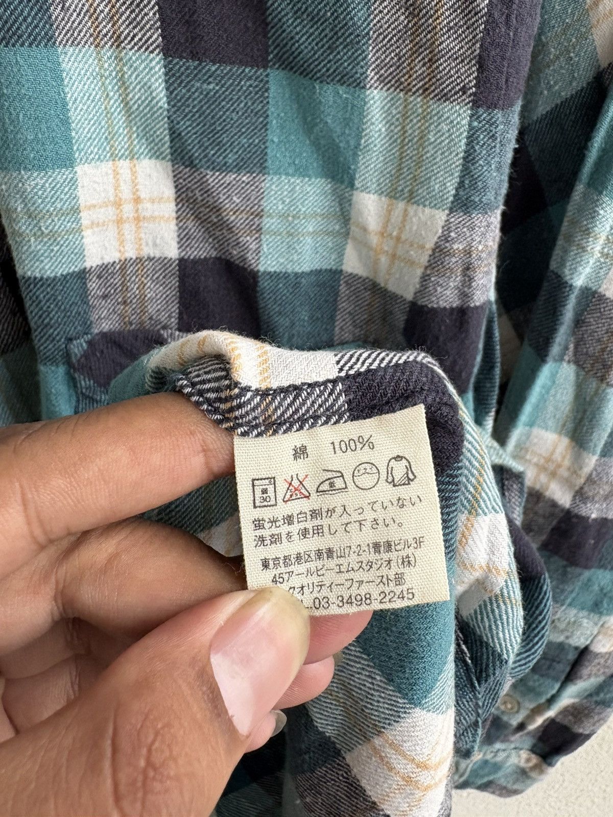 45rpm 2000s - 45rpm japan flanel shirt Size US M / EU 48-50 / 2 - 5 Thumbnail