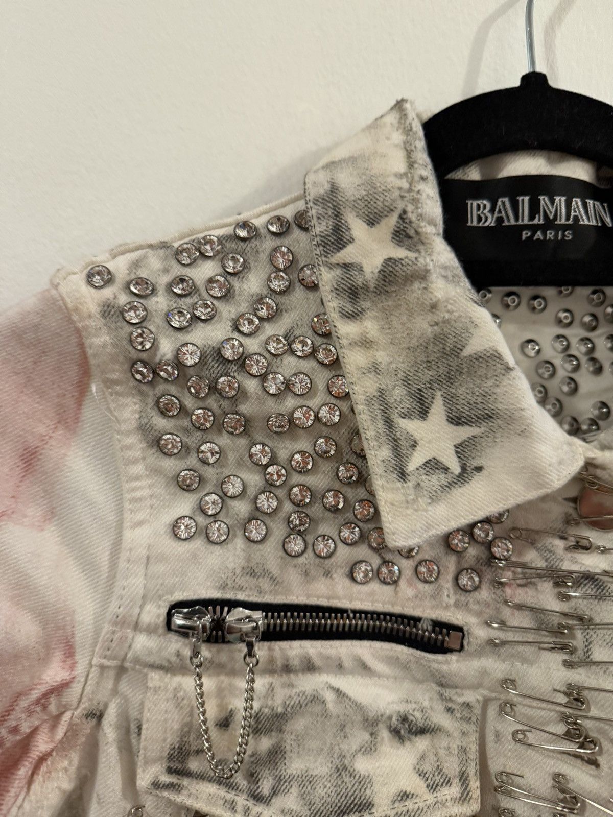 Balmain Balmain SS11 Runway Safety Pin Jacket Decarnin Size US XS / EU 42 / 0 - 7 Thumbnail