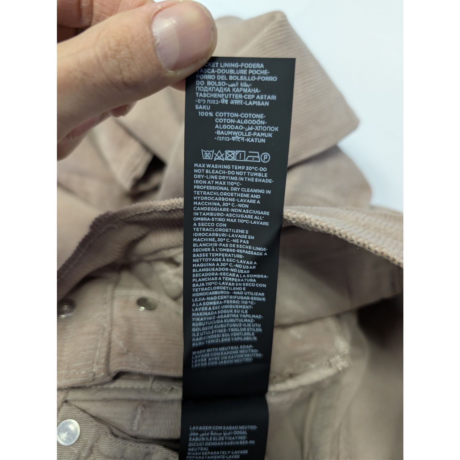 Tom Ford o1rshd1 Slim Jeans in Light Rose Size US 29 - 19 Thumbnail