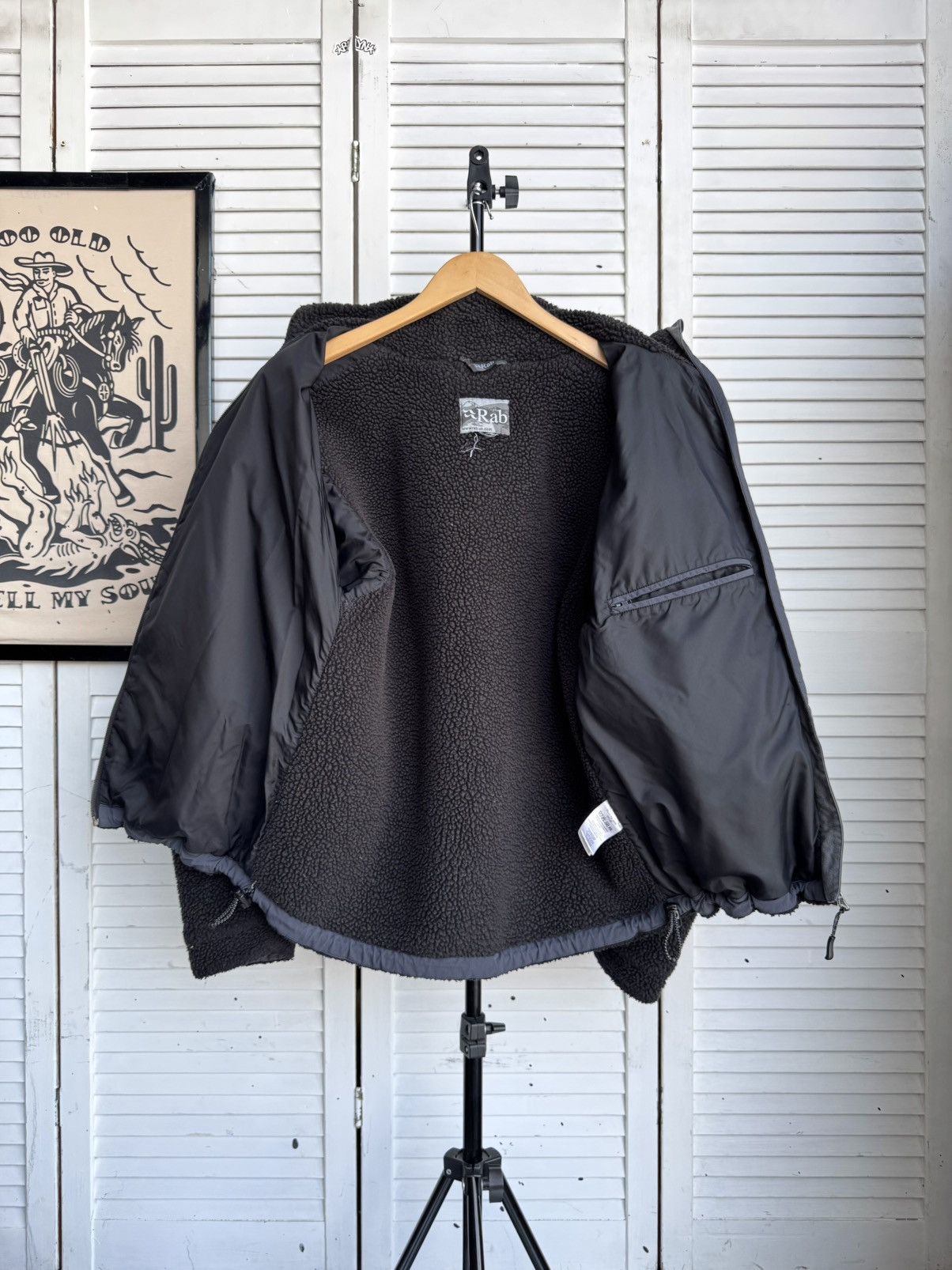 Rab Vintage Rab Double Pile Fleece Jacket Black Size S Size US S / EU 44-46 / 1 - 5 Thumbnail