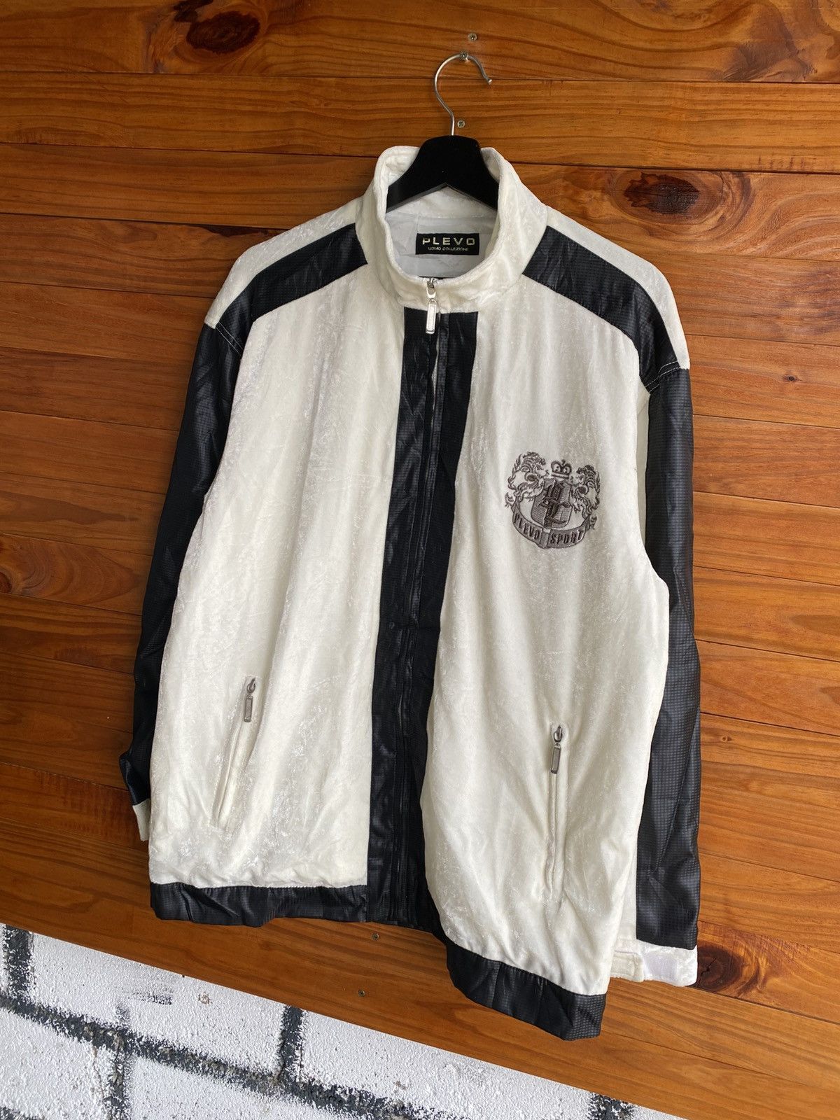 Vintage Plevo Uomo Collezione Sport Jacketsf Vintage White & Black Size US M / EU 48-50 / 2 - 4 Thumbnail