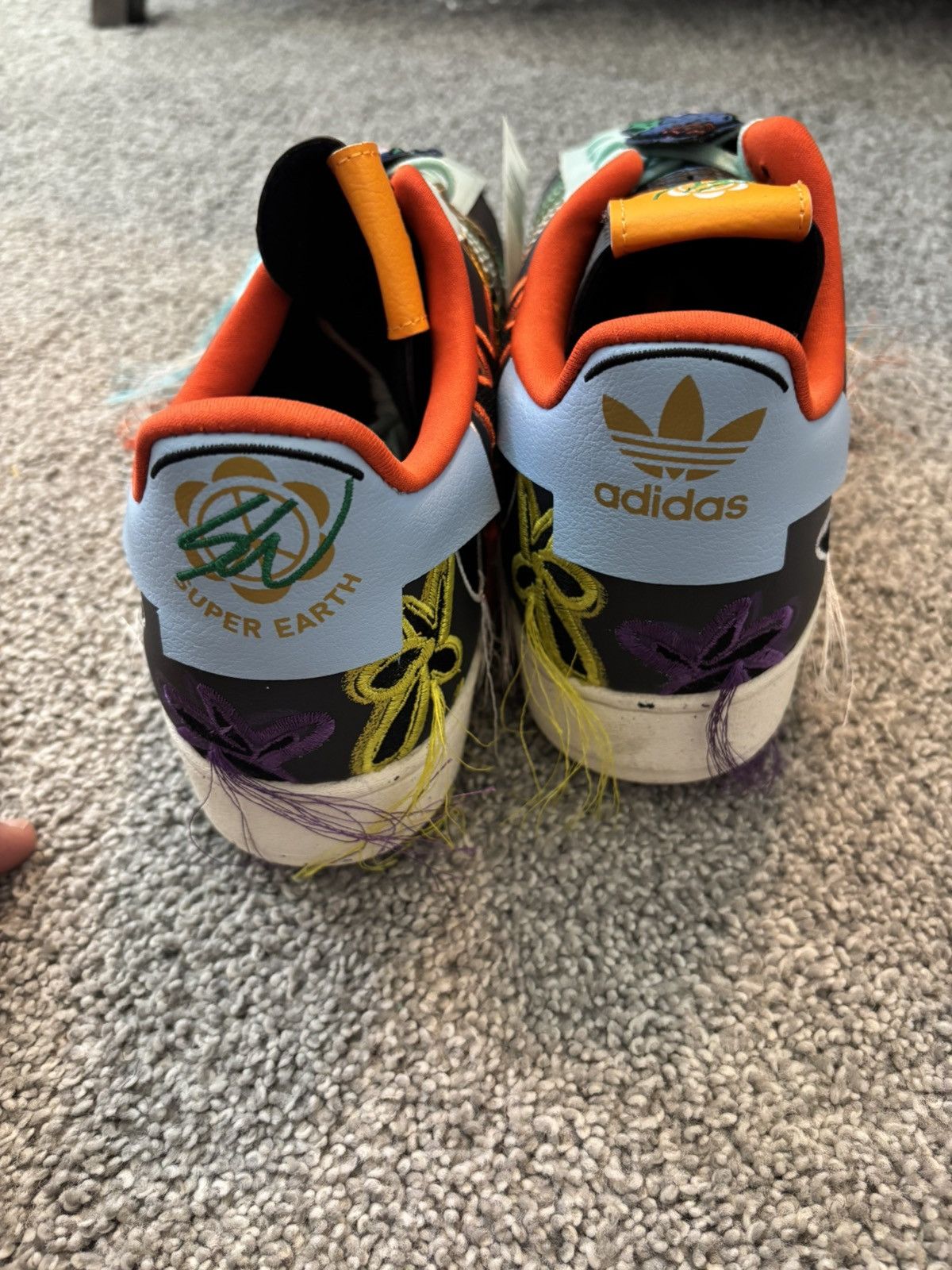 Adidas sean wotherspoon x adidas superstars Size US 12 / EU 45 - 5 Thumbnail