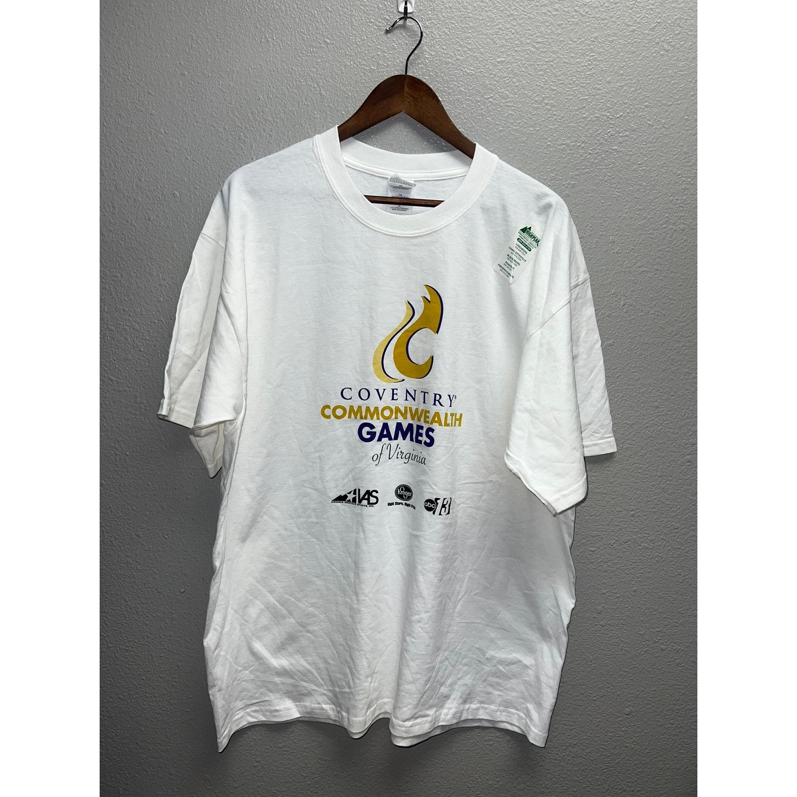 Gildan Vintage Coventry Commonwealth Games Shirt Virginia Tee XL Size US XL / EU 56 / 4 - 1 Thumbnail