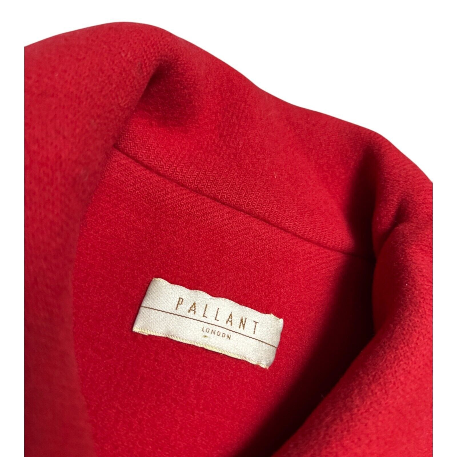 Vintage PALLANT LONDON Stunning PURE WOOL Vintage Winter Pea Coat 10 Size L / US 10 / IT 46 - 3 Thumbnail