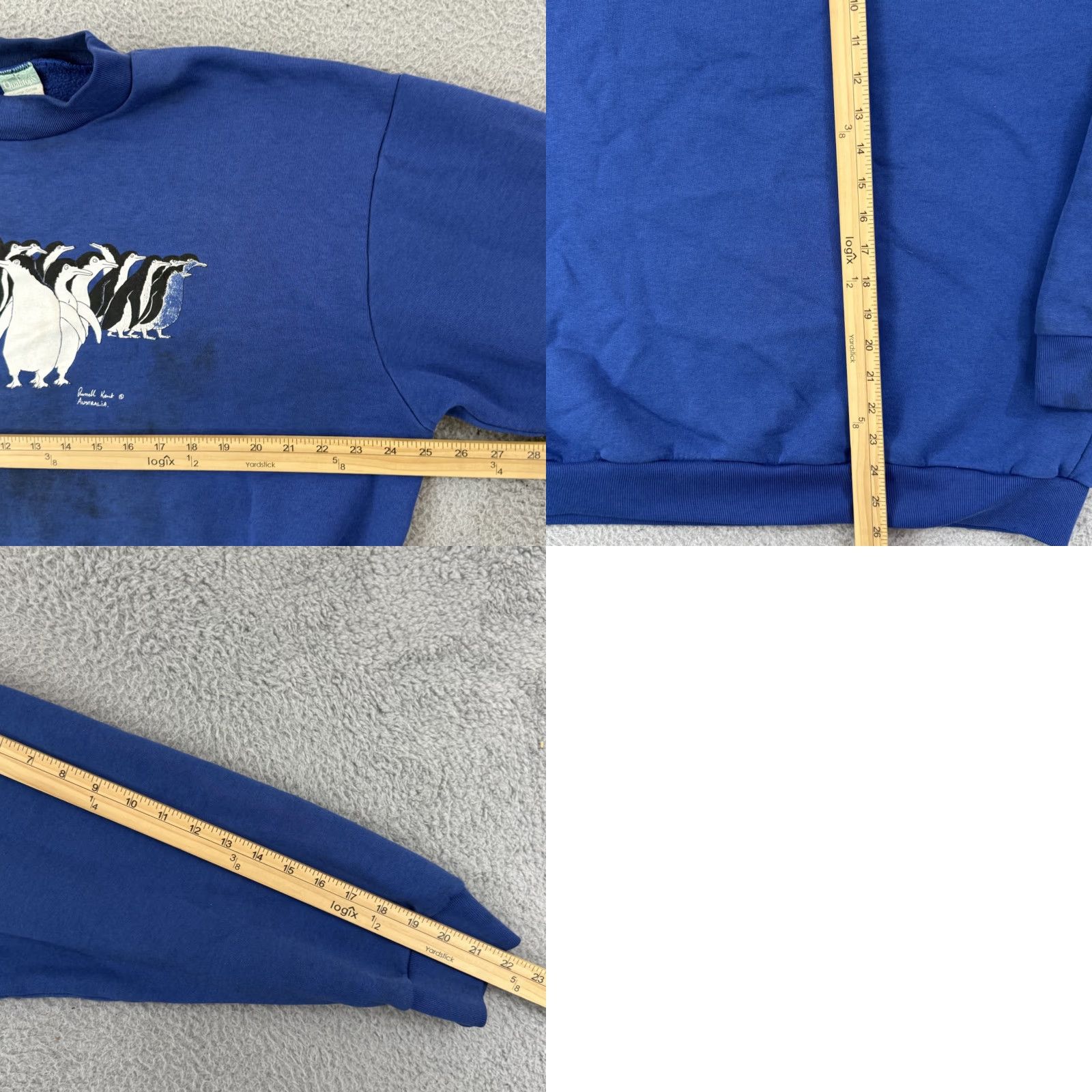 Vintage VINTAGE Penguin Sweatshirt Mens Large Blue 90s Long Sleeve Crewneck Pullover USA Size US L / EU 52-54 / 3 - 8 Thumbnail