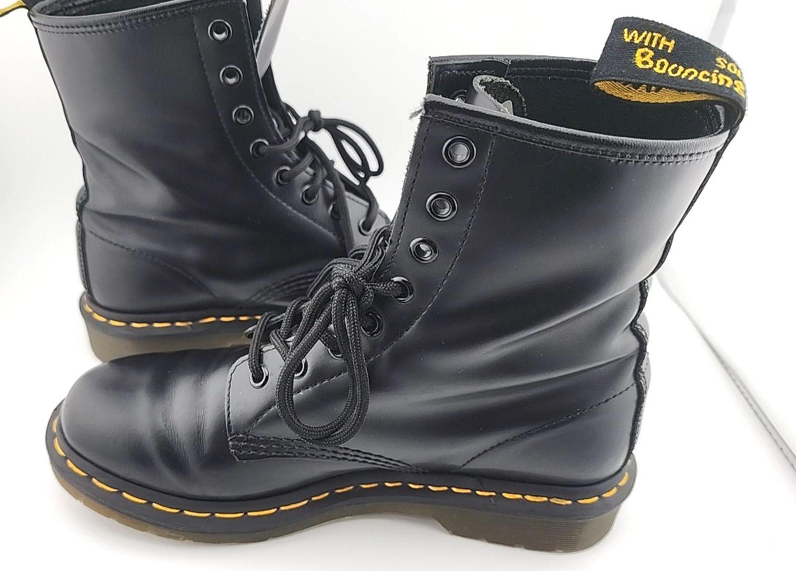 Dr. Martens Dr. Martens W Nappa Leather Boots Black Women’s Size 8 Size US 8 / IT 38 - 8 Thumbnail