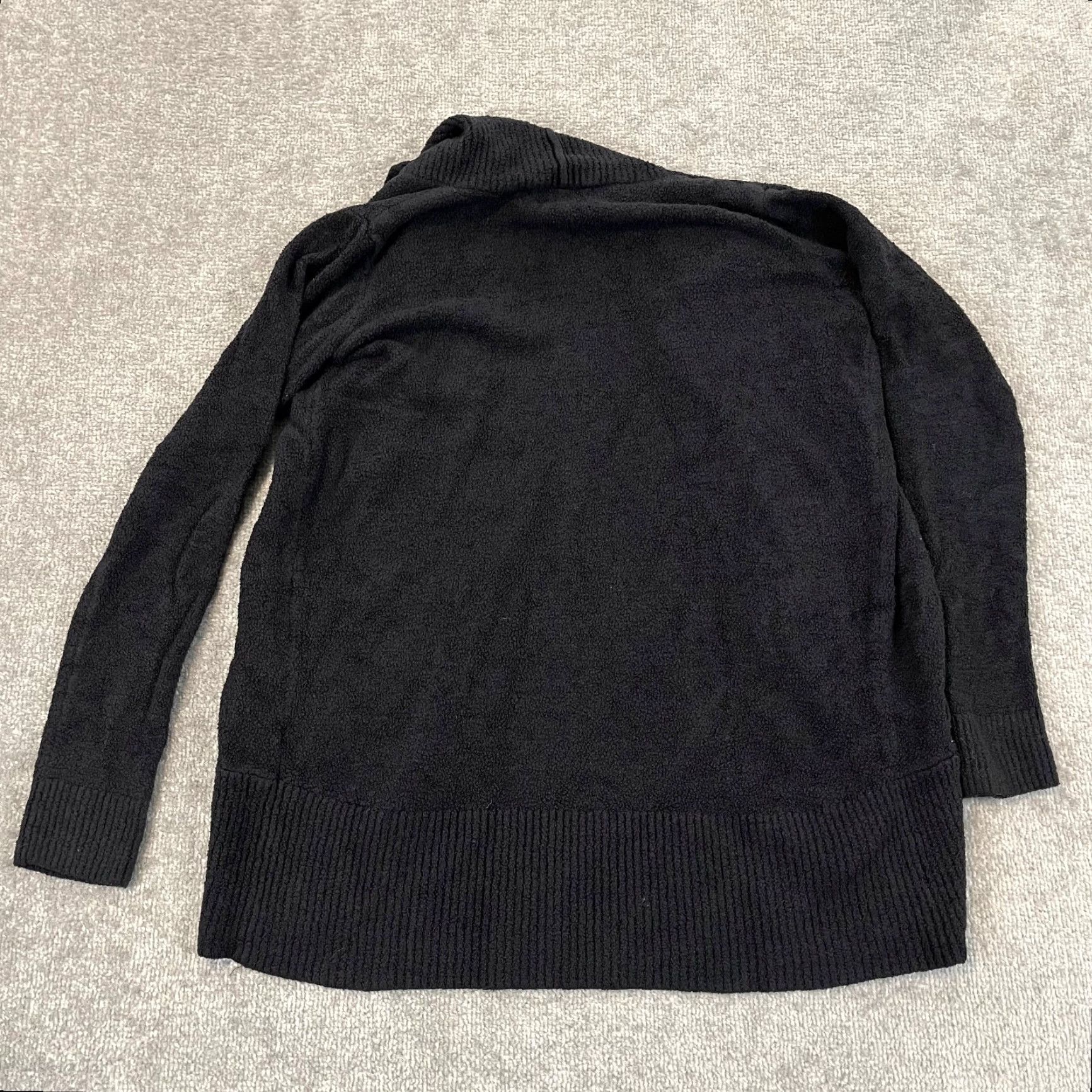 Vintage VINTAGE Barefoot Dreams Womens Cardigan Lounge CozyChic Lite Black Knitted Long Sleeve Casual Fall Spring Winter Women Size M / US 6-8 / IT 42-44 - 7 Thumbnail