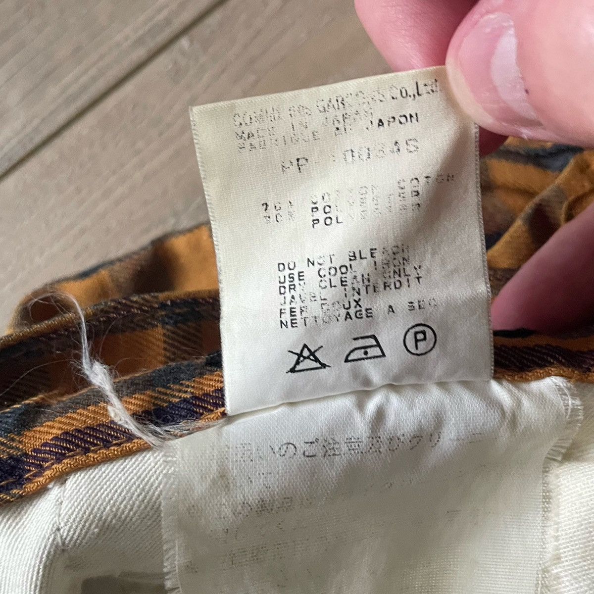 Comme des Garcons Homme Plus Comme des Garçons Homme Plus Vintage Punk Tartan Trousers Size US 30 / EU 46 - 4 Thumbnail