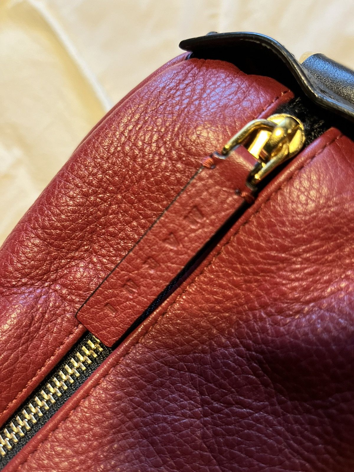 Marni Marni big leather shoulder/crossbody bag. Size ONE SIZE - 14 Thumbnail