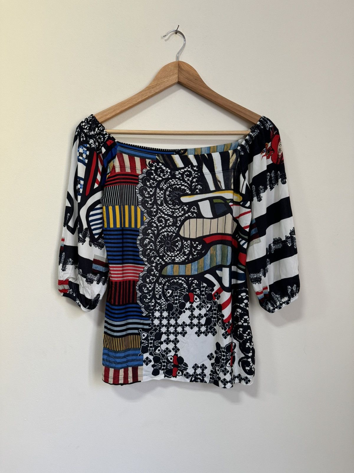 Designer × Japanese Brand SAVE THE QUEEN mesh top engraving like Jean Paul Gailtier Size M / US 6-8 / IT 42-44 - 1 Thumbnail