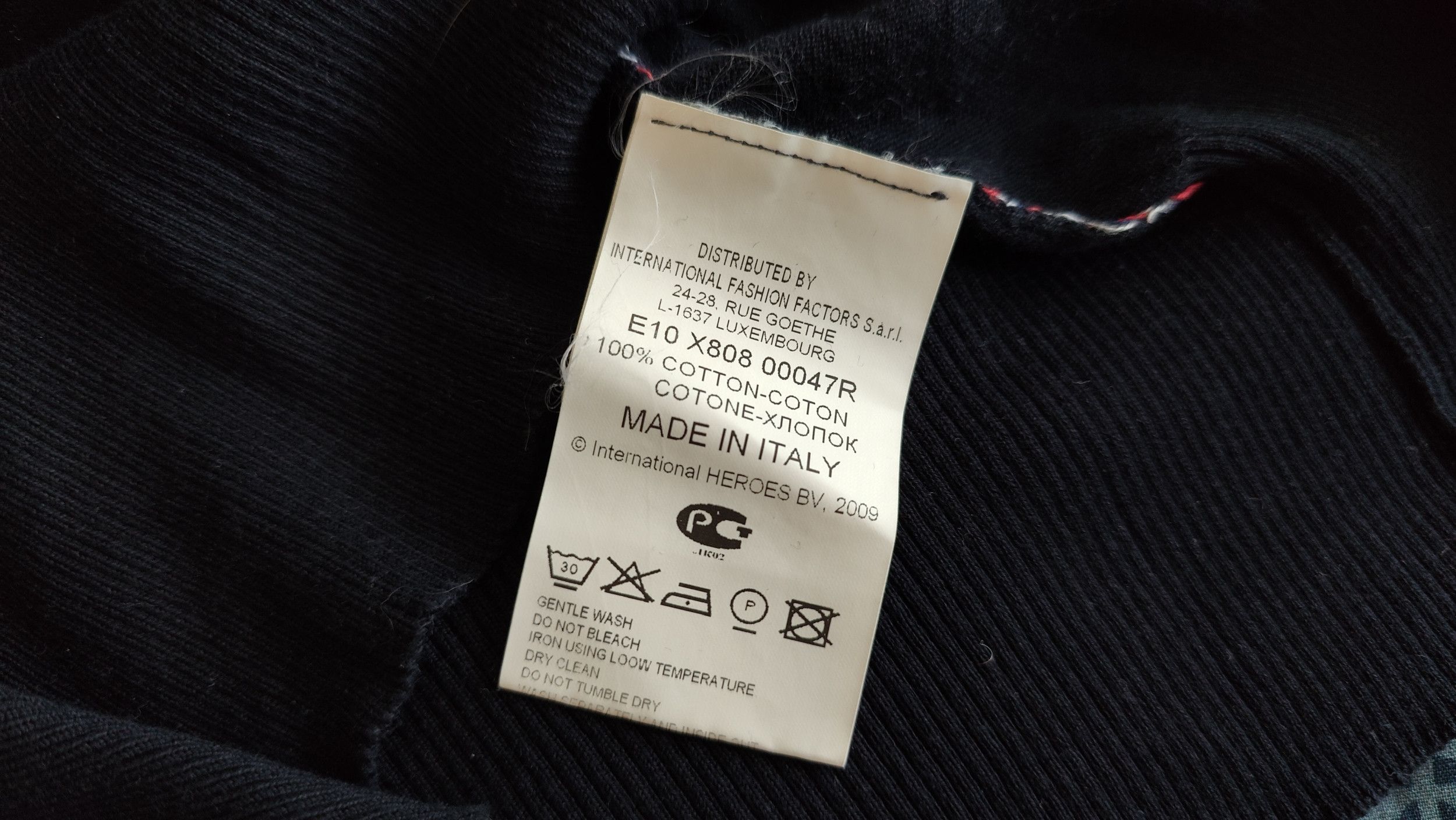 Dirk Bikkembergs DIrk Bikkembergs Striped Logo Sweater Size US S / EU 44-46 / 1 - 7 Thumbnail
