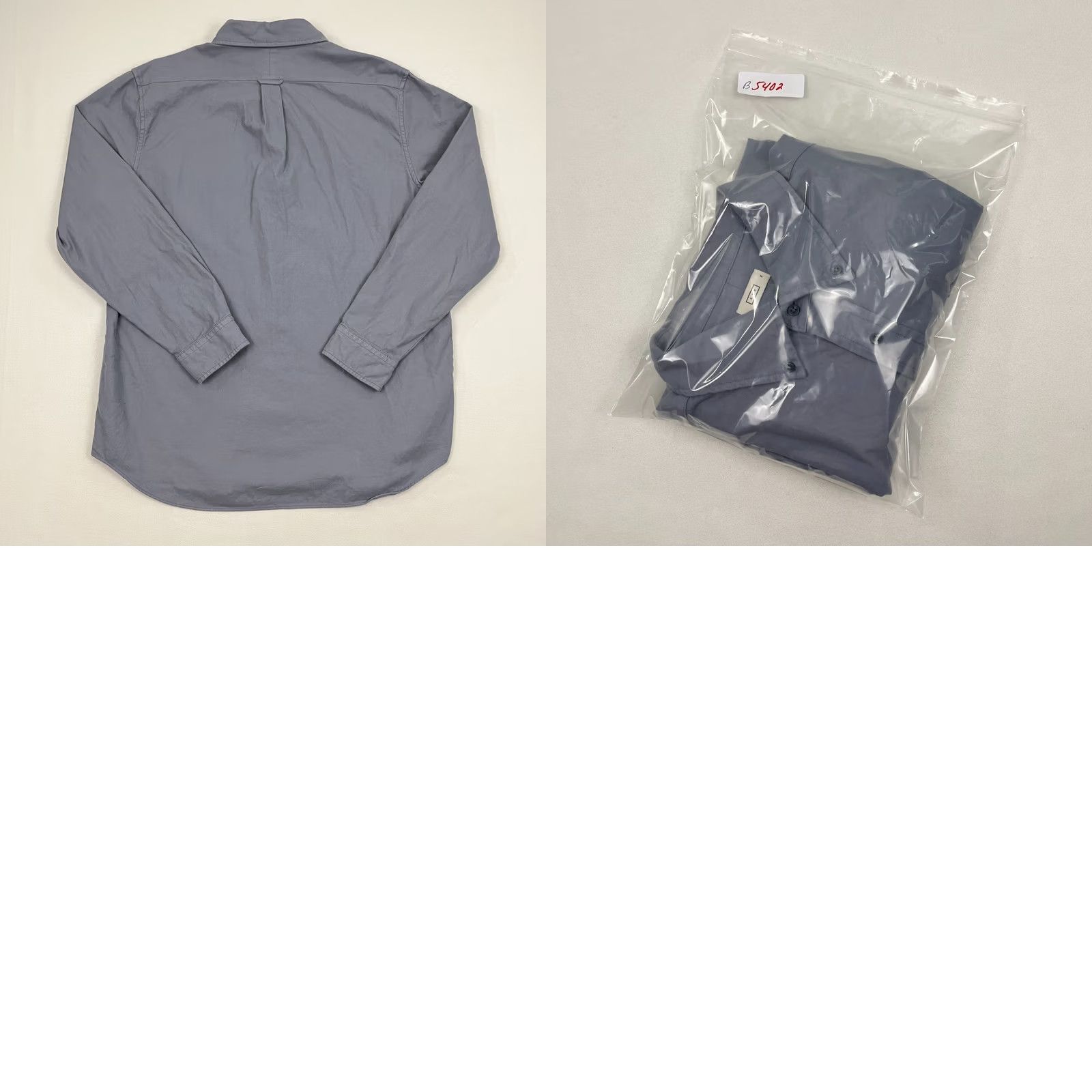 AYR AYR Shirt Mens XL Relaxed Blue Cotton Casual Pocket Long Sleeve Button Down L/S Size US XL / EU 56 / 4 - 8 Thumbnail