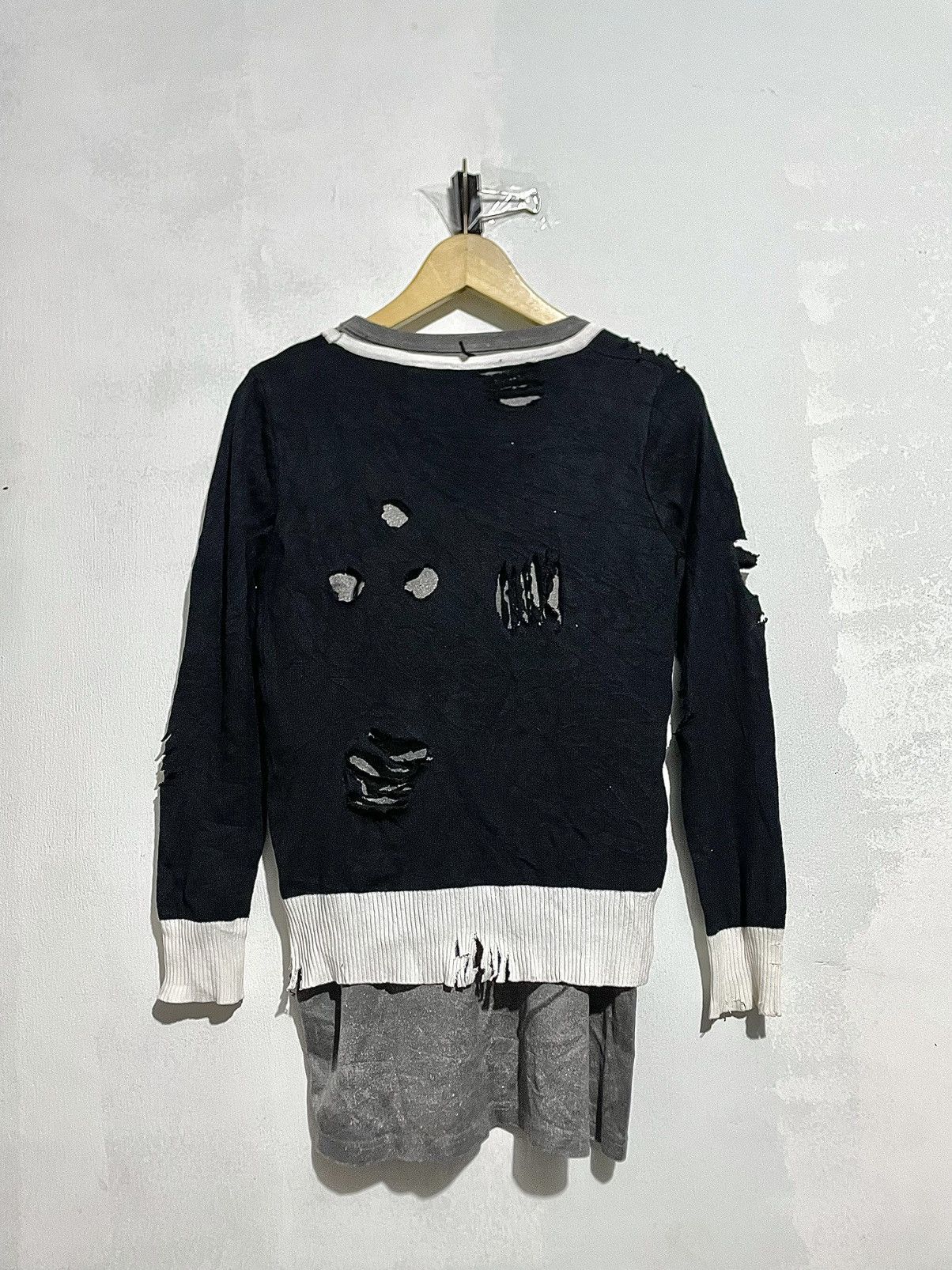 If Six Was Nine Skull Distressed Knit Punk Lgb Ifsixwasnine Style Size US S / EU 44-46 / 1 - 14 Thumbnail