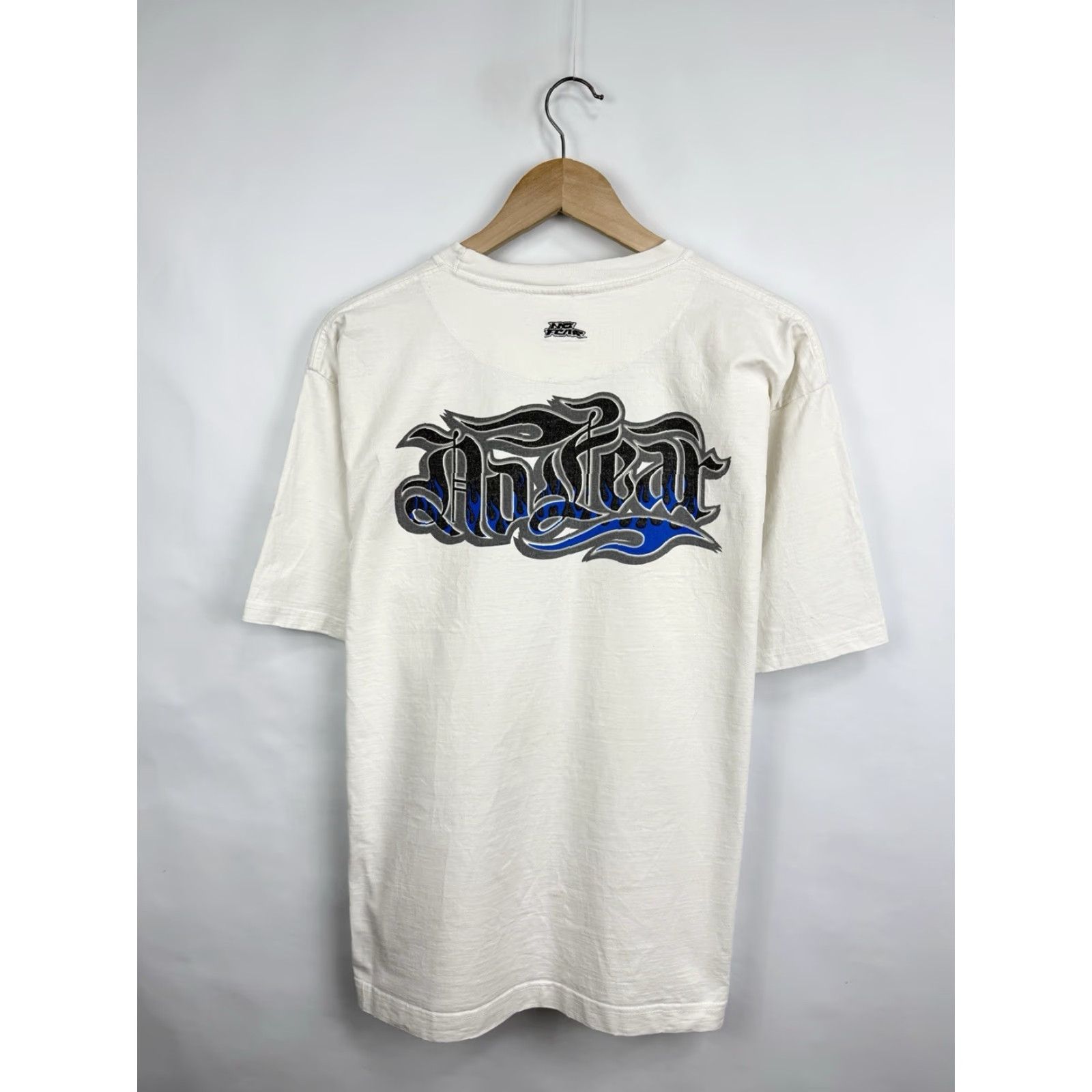No Fear VINTAGE No Fear T-Shirt 90s Blue Fire Y2K XL Mens Rare Retro Blue Size US XL / EU 56 / 4 - 7 Thumbnail