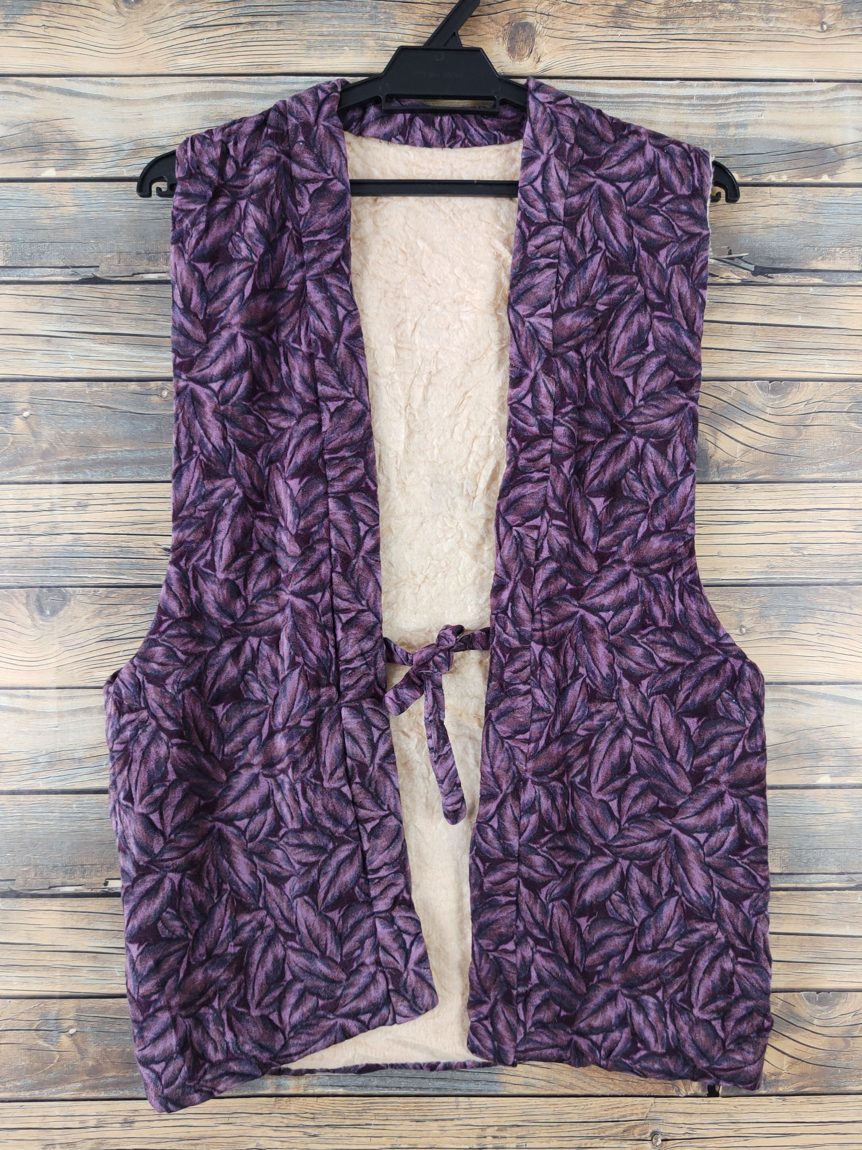 Vintage Japanese Brand Purple retro Vests