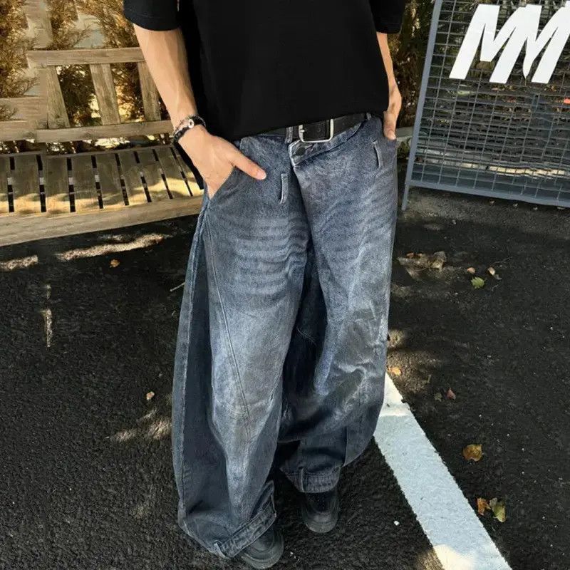 Japanese Brand Reverse Waist Jeans Size US 32 / EU 48 - 3 Thumbnail