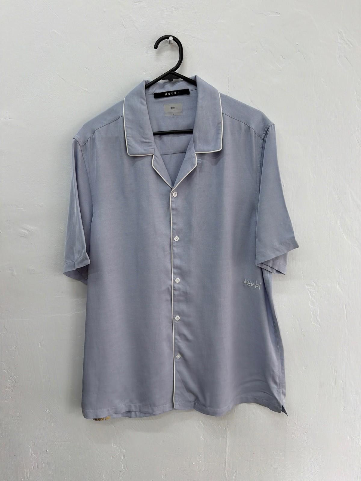 Ksubi new ksubi medium m short sleeve resort shirt ksubi logo blue Size US M / EU 48-50 / 2 - 1 Thumbnail