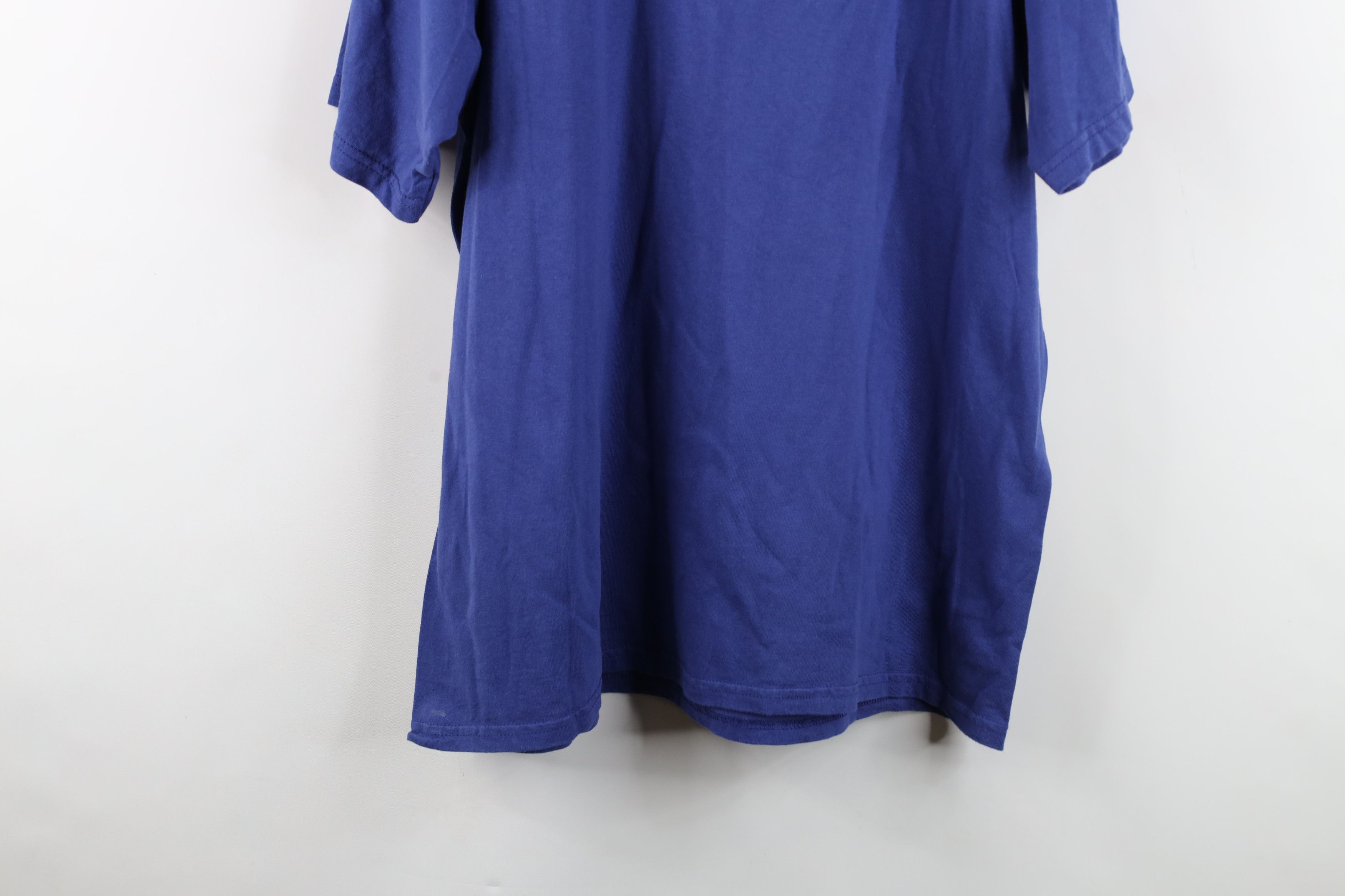 Vintage Vintage 90s Y2K Motor Co Mustang Muscle Car T-Shirt Blue Size US XL / EU 56 / 4 - 14 Thumbnail