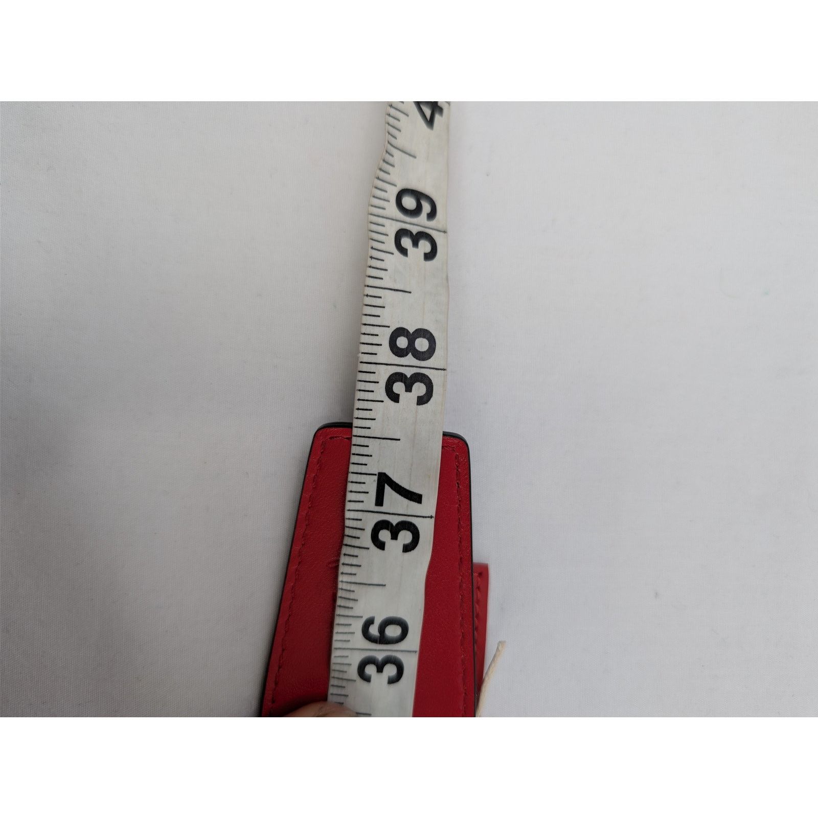 Christian Louboutin o1rshd1 Size: 85 / leather CL Logo belt in black Size 34 - 8 Thumbnail