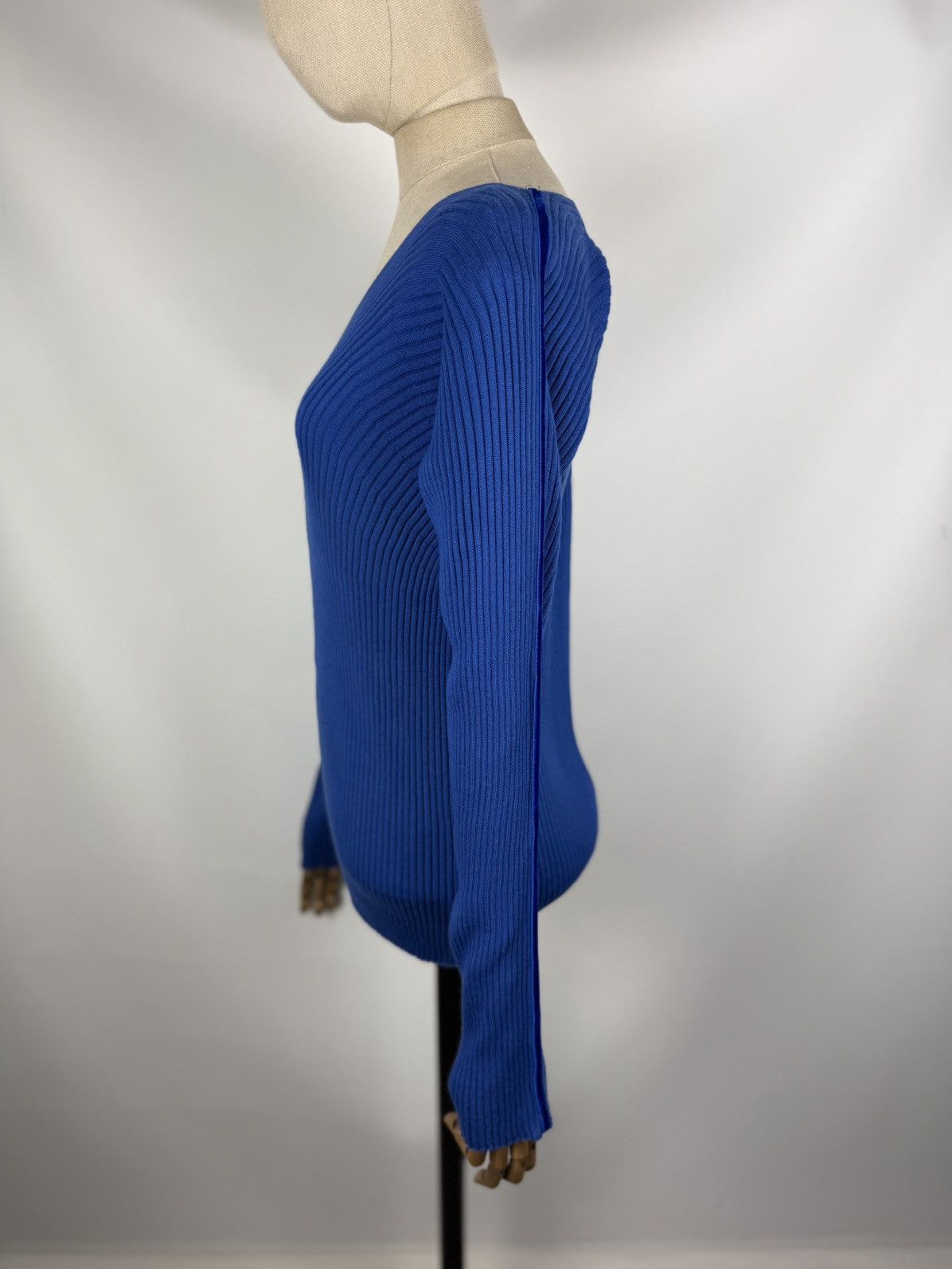 Haider Ackermann BNWT! Haider Ackermann Ribbed Knit V-neck Sweater Pullover Size S / US 4 / IT 40 - 8 Thumbnail