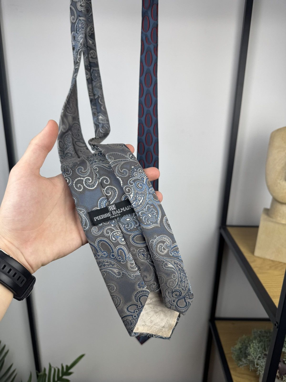 Pierre Balmain Authentic 2x Vintage Pierre Balmain Tie Size ONE SIZE - 5 Thumbnail