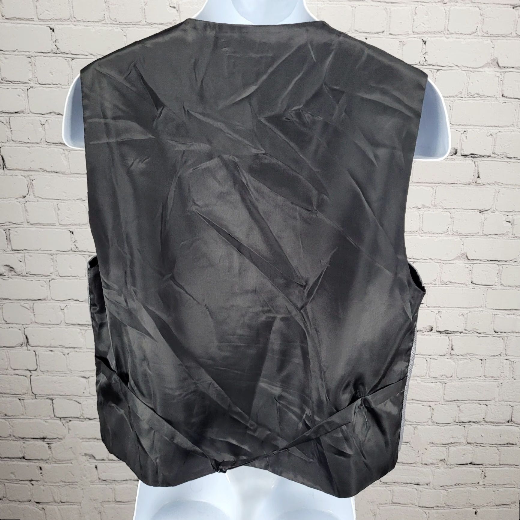Calvin Klein Calvin Klein Grey Silver Buttoned Lined Suit Vest Waistcoat Medium M Size US M / EU 48-50 / 2 - 2 Thumbnail
