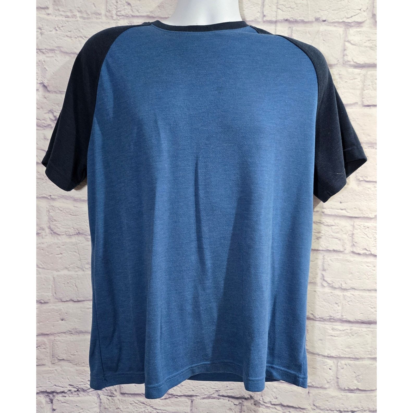 George George Blue Short Raglan Sleeves Men's Shirt Large Size US L / EU 52-54 / 3 - 1 Thumbnail