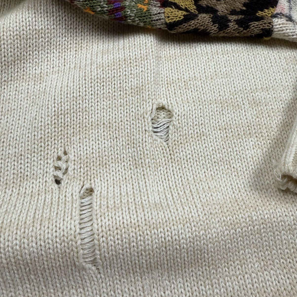 Kapital Kapital 5G Cotton Knit Hippie Sleeve Crew Sweater 'Ecru' Size US L / EU 52-54 / 3 - 3 Thumbnail