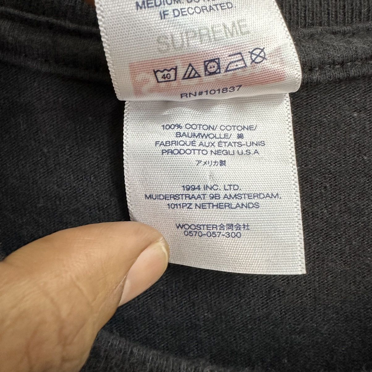 Supreme Supreme Stencil Logo Tshirt A723 Size US M / EU 48-50 / 2 - 9 Thumbnail