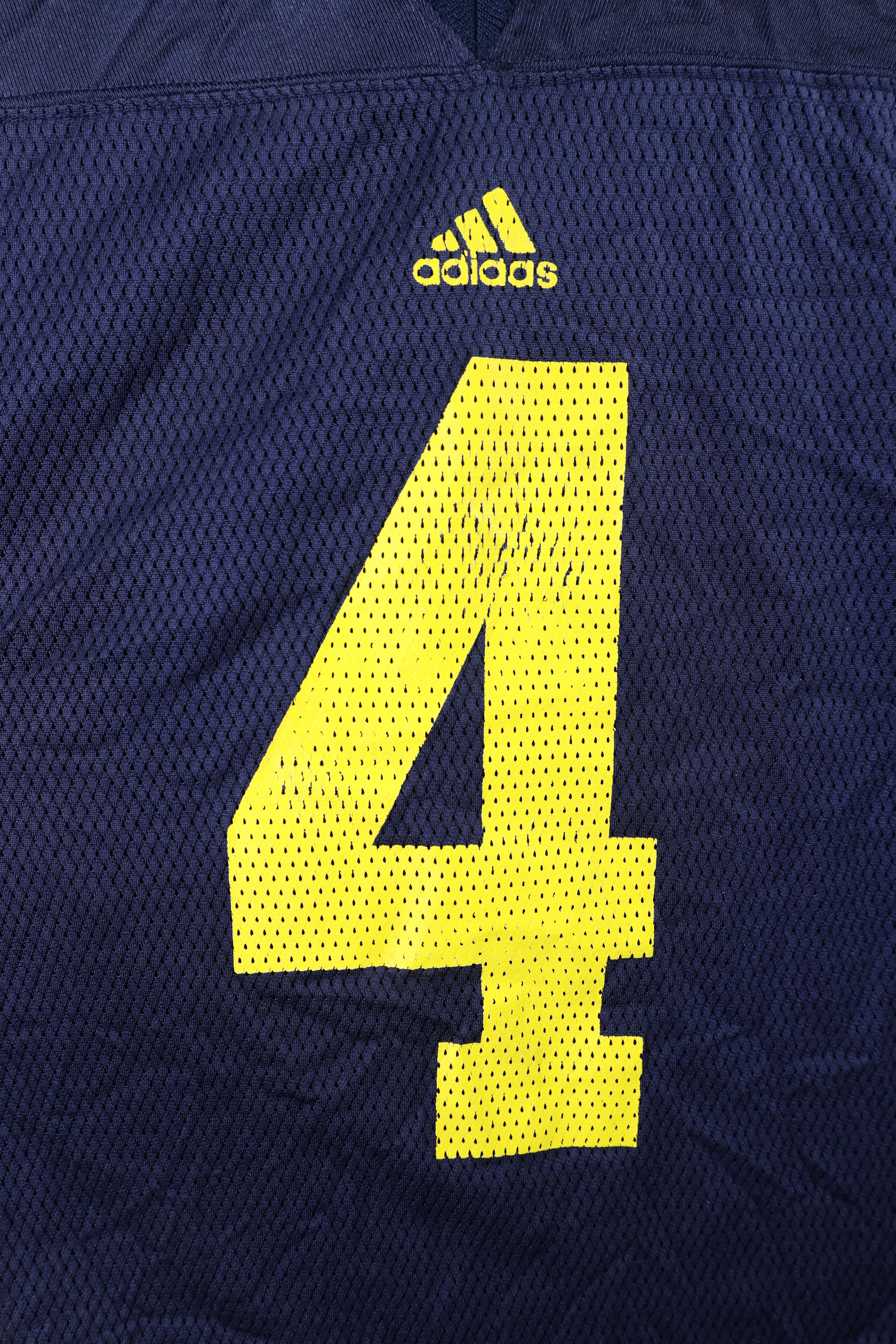 Adidas × Vintage Vintage Adidas University of Michigan Football Jersey Blue Size US L / EU 52-54 / 3 - 6 Thumbnail