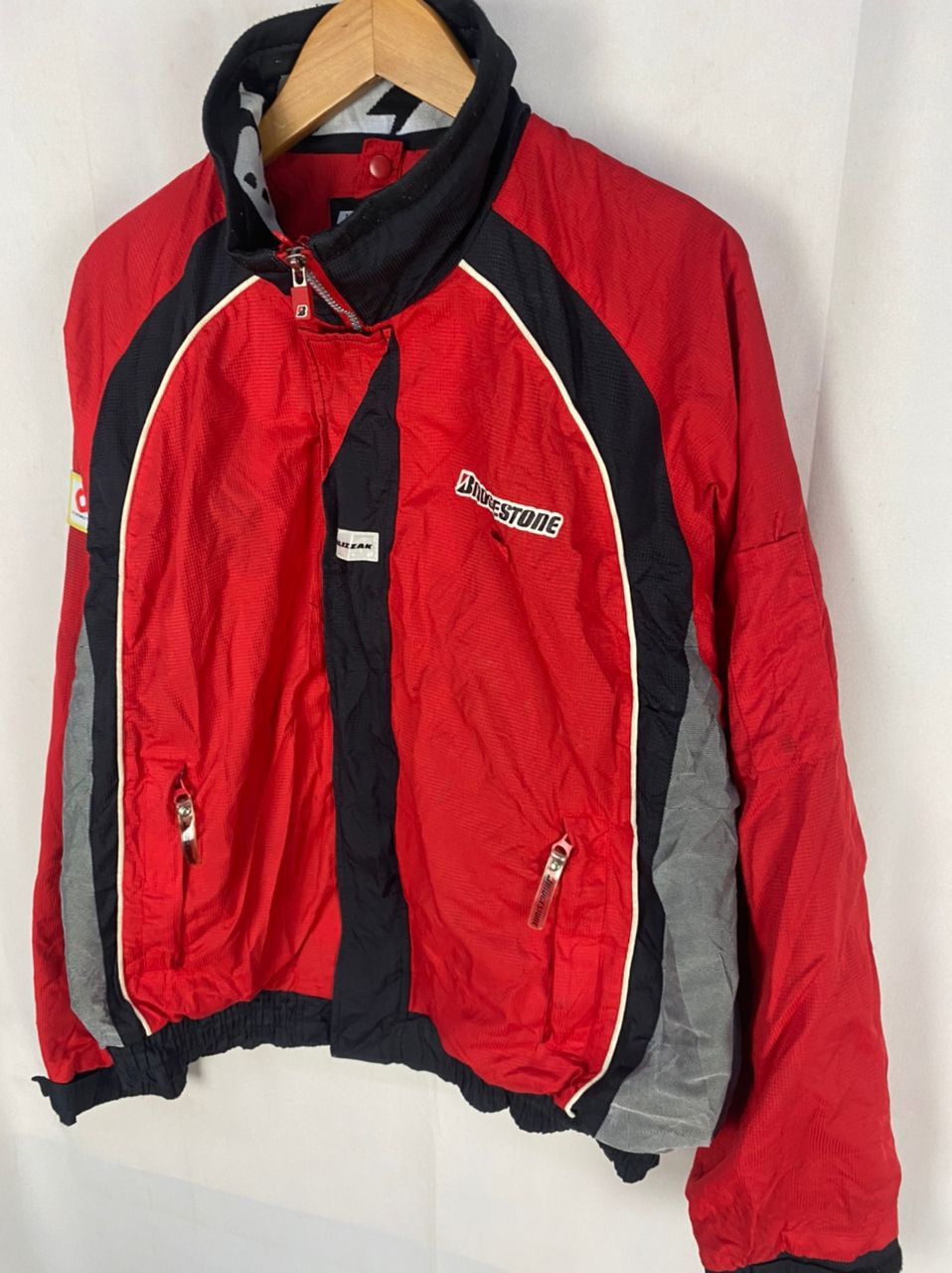 Sports Specialties Blizzak Bridgestone spellout double zipper jacket Size US L / EU 52-54 / 3 - 3 Thumbnail