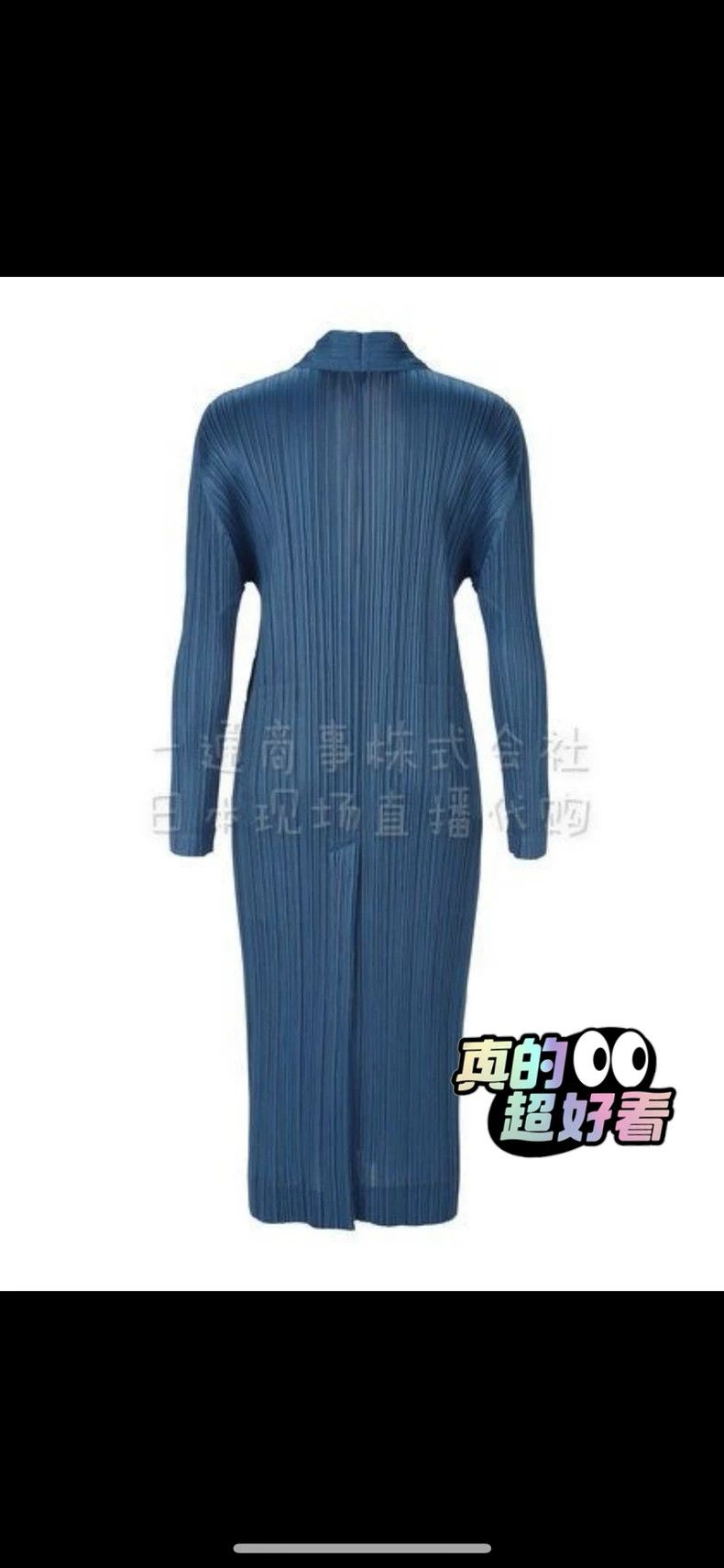 Issey Miyake Issey Miyake Blue pleated coat Size M / US 6-8 / IT 42-44 - 2 Thumbnail