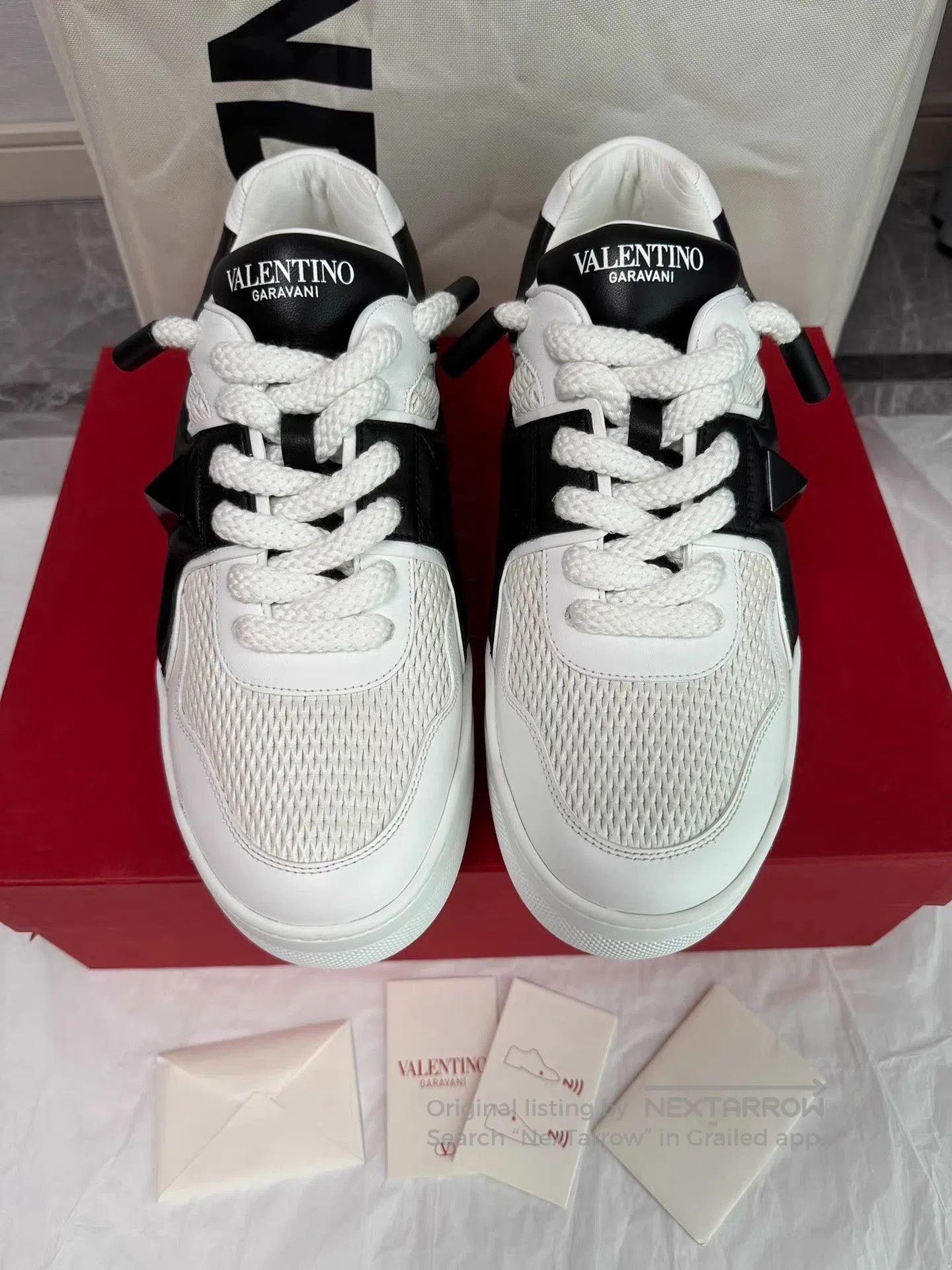 Valentino White Low. Size US 9 / EU 42 - 3 Thumbnail