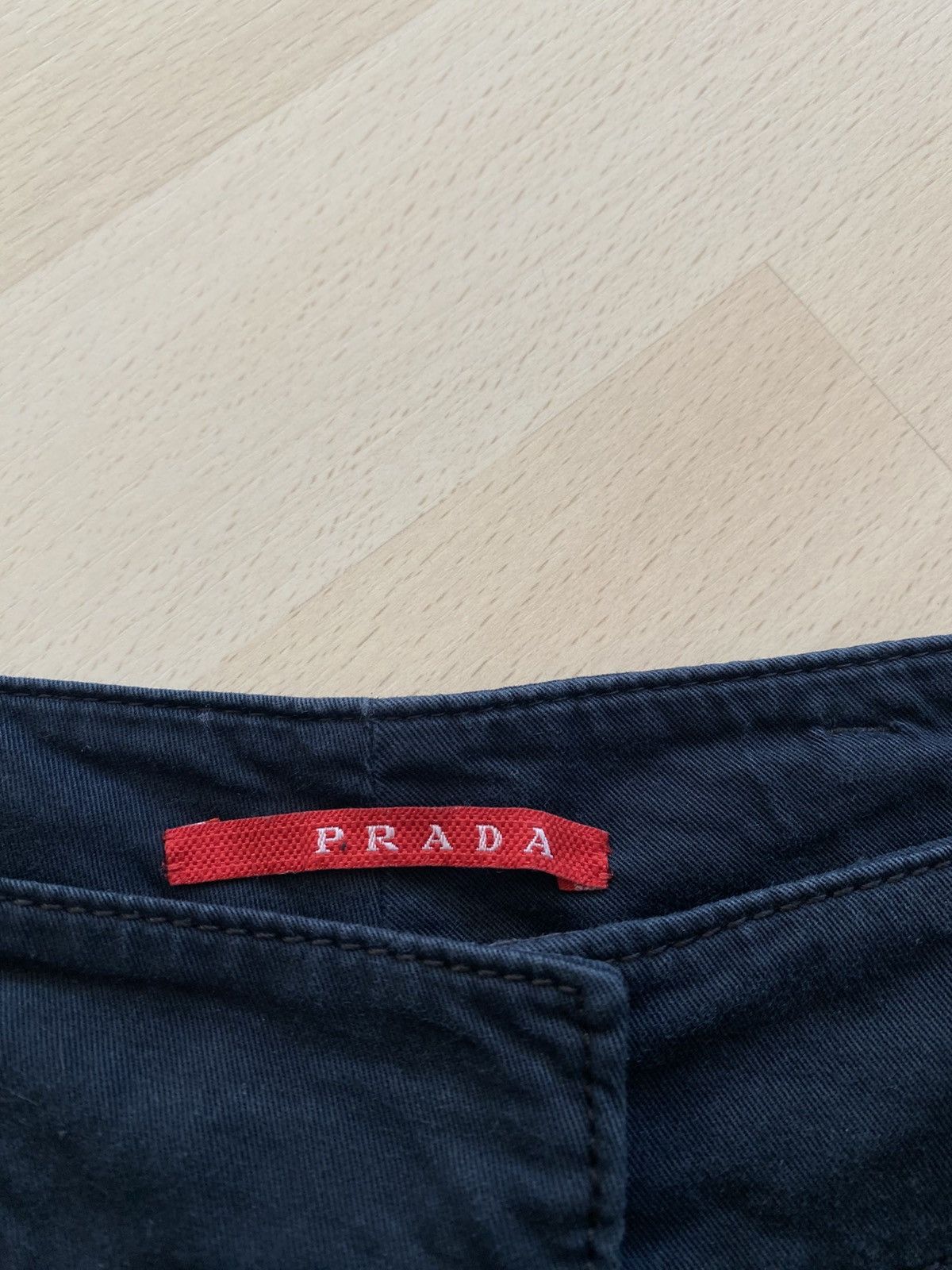 Prada Prada Vintage Black Tab Shorts Size US 31 - 2 Thumbnail