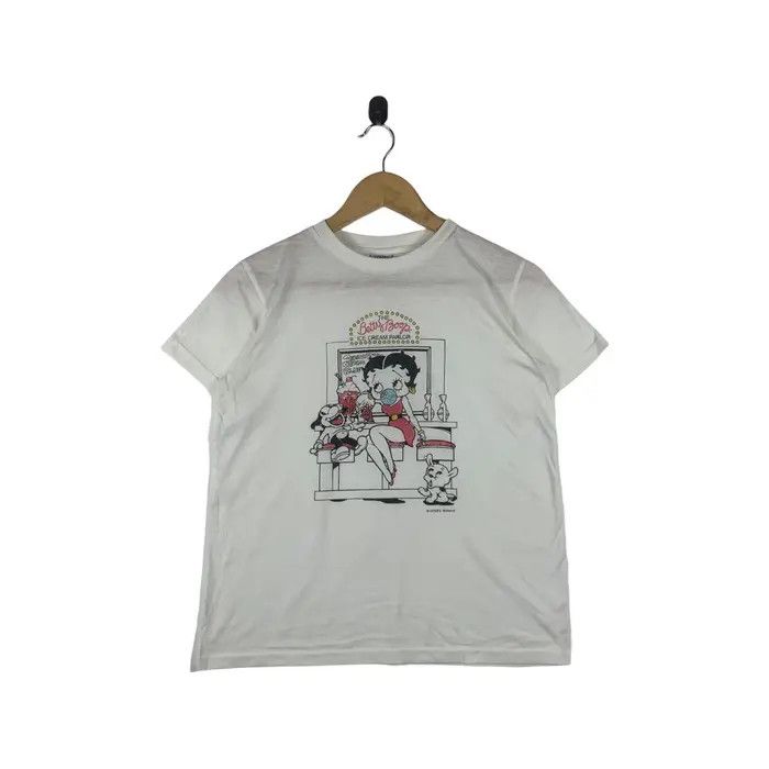 Vintage BETTY BOOP HERST Ice Cream Parlor Collection Tee Shirt Size S / US 4 / IT 40 - 1 Thumbnail