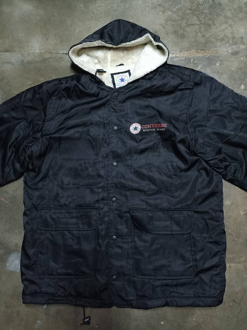 Converse × Vintage Vintage Converse Sherpa Jacket Size US L / EU 52-54 / 3 - 3 Thumbnail