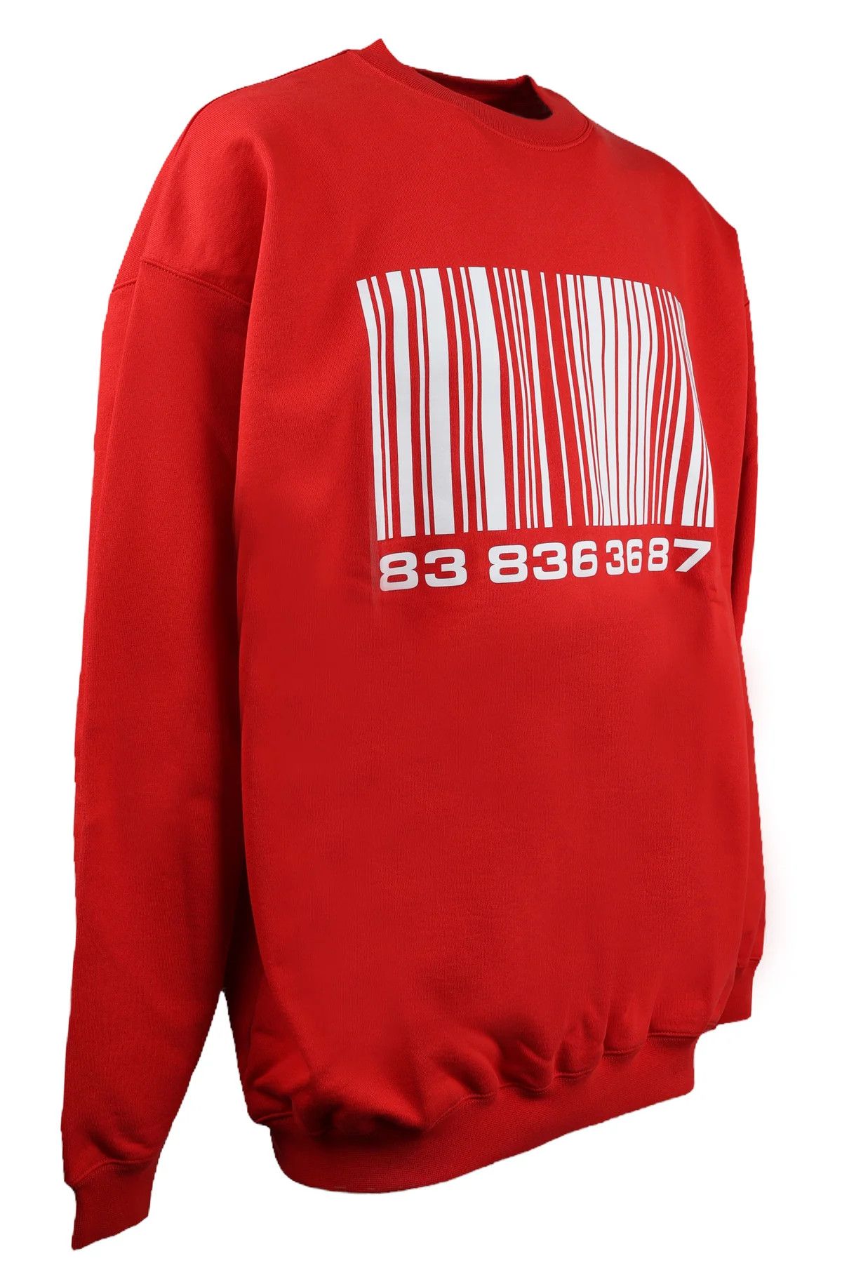 Vetements o1y0924 Sweatshirt in Red/White Size US XS / EU 42 / 0 - 3 Thumbnail