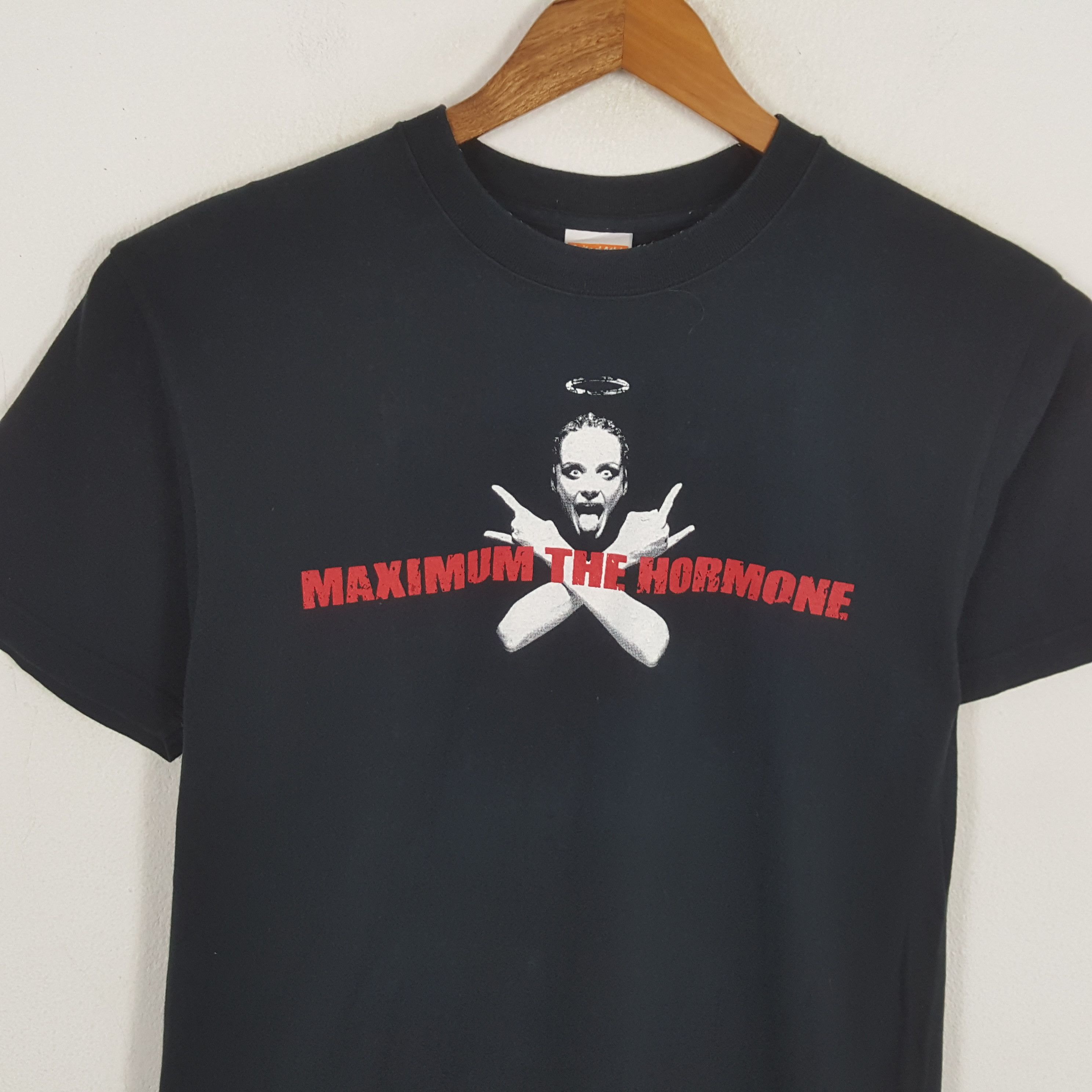 Band Tees × Vintage Vintage MAXIMUM THE HORMONE Japan Heavy Metal Band T-Shirt Size US L / EU 52-54 / 3 - 4 Thumbnail