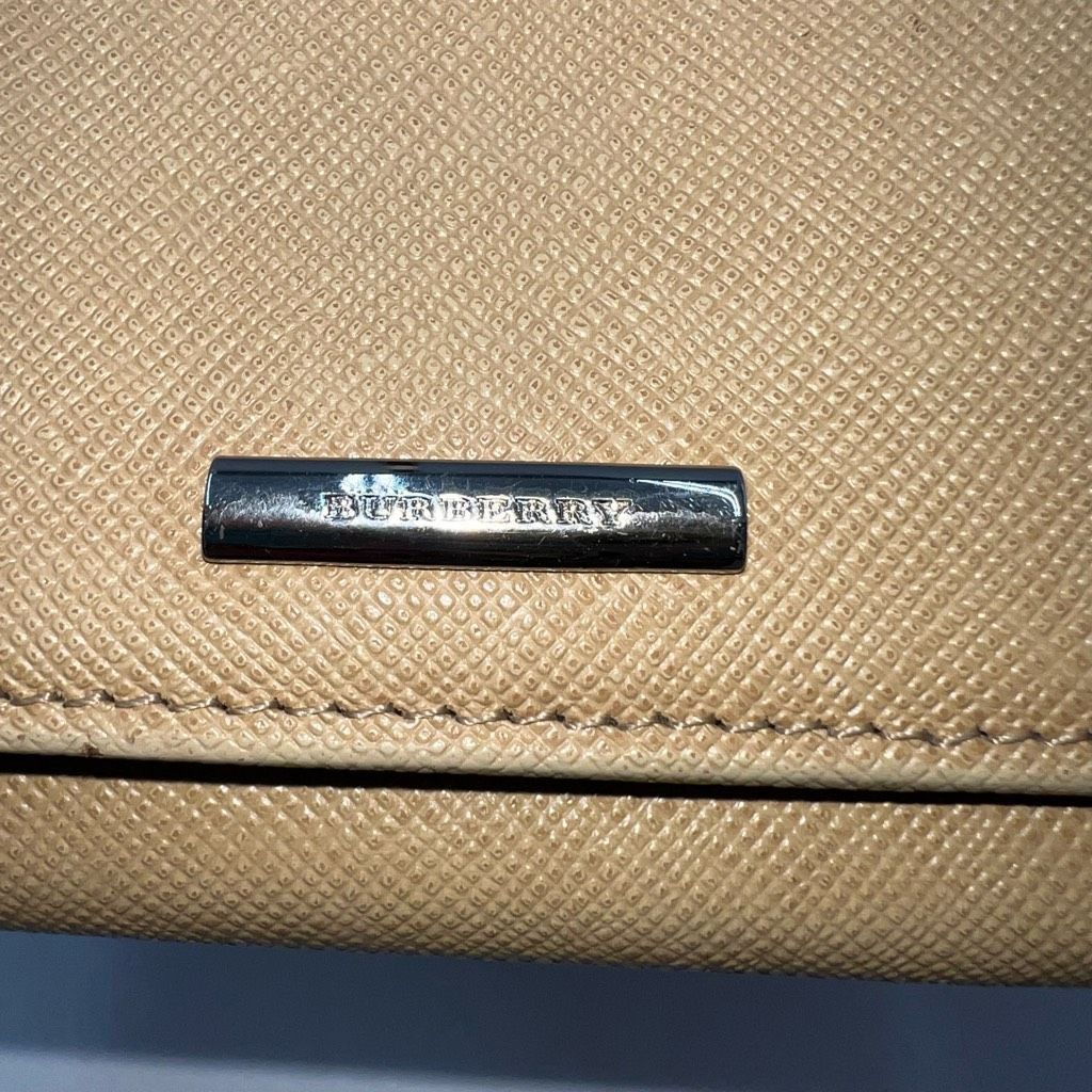 Burberry Burberry Saffiano Leather Snap Front Wallet Size ONE SIZE - 3 Thumbnail