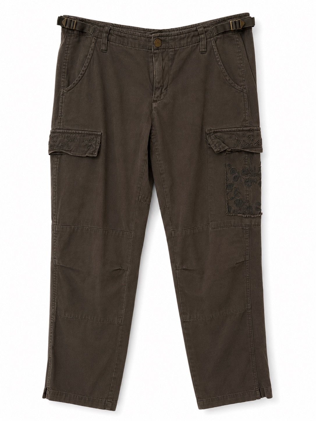 Other Da-Nang Embroidered Cargo Pants | Y2K Military Boho Style Size 28" / US 6 / IT 42 - 1 Thumbnail
