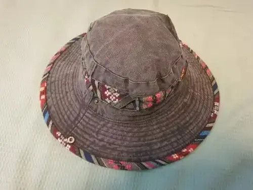 Ring Of Fire Vintage Drawstring Fisherman Hat Size ONE SIZE - 4 Thumbnail