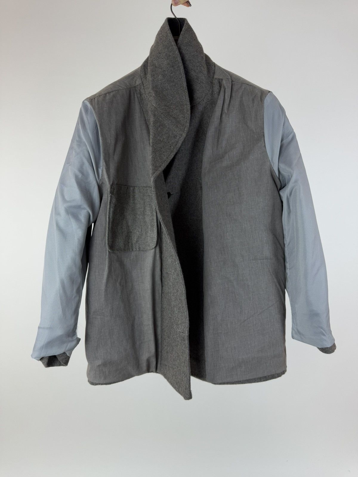 Jasper Conran JASPER CONRAN Wool Coat Double-breasted Tweed Overcoat Size US XL / EU 56 / 4 - 14 Thumbnail